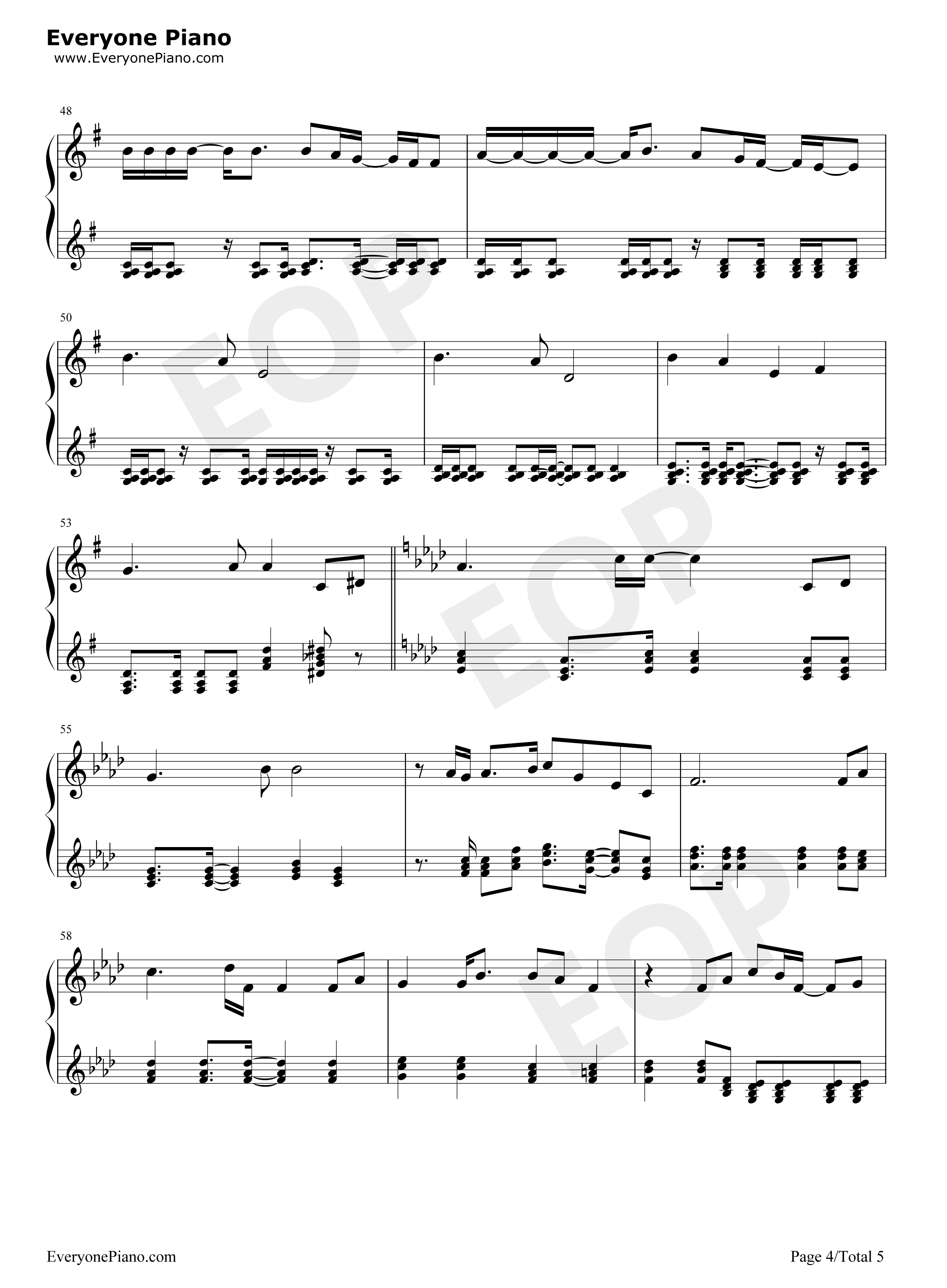 柠檬草的味道钢琴谱_蔡依林