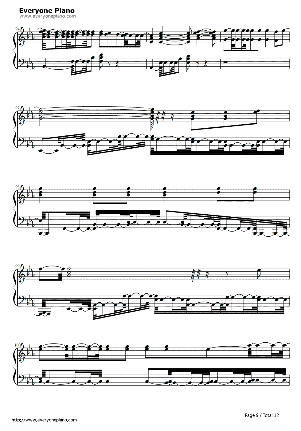 Mirrors钢琴谱_贾斯汀·汀布莱克__Justin_Timberlake