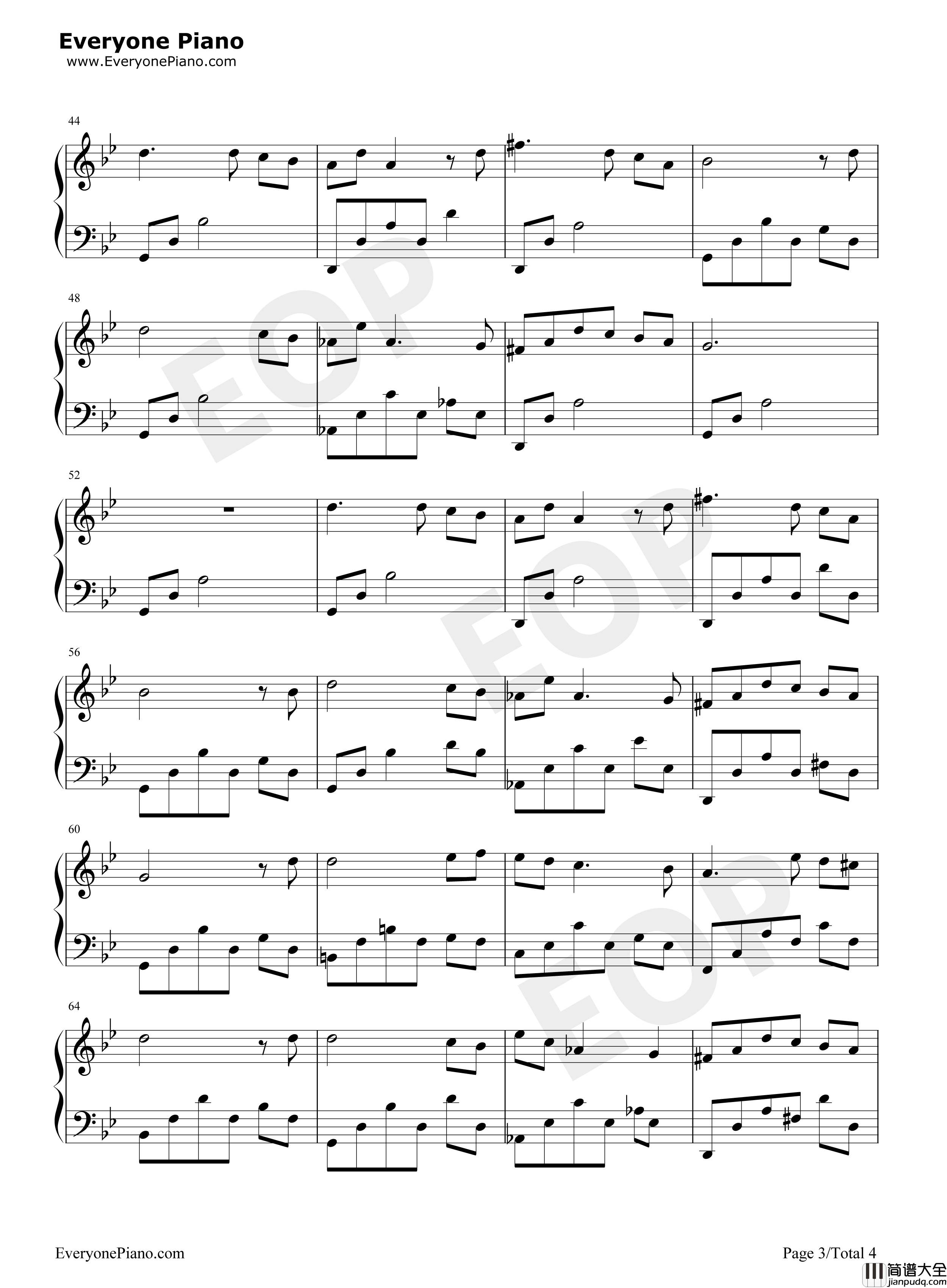 Sparks钢琴谱_未知