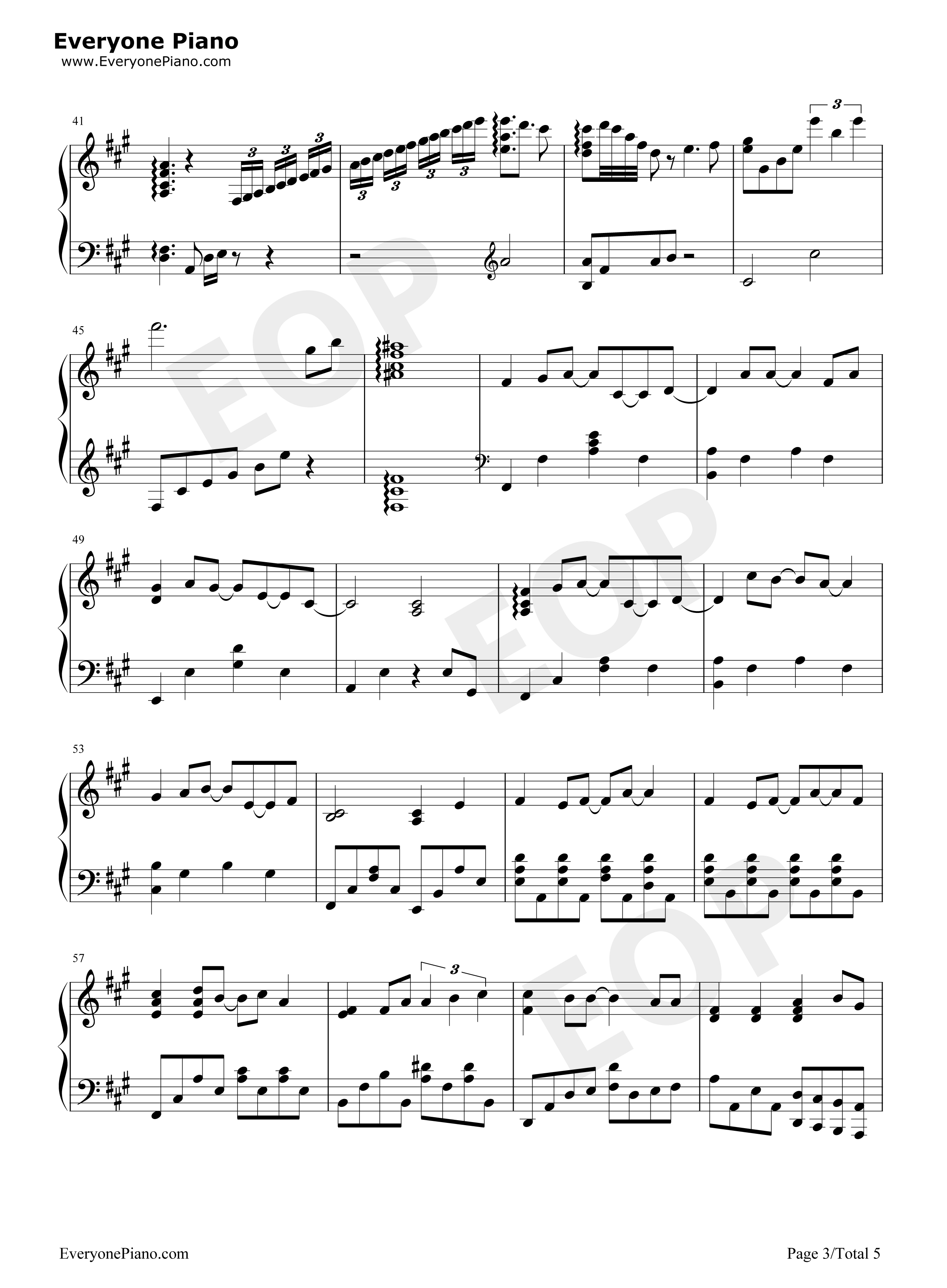 白夜~true_light~钢琴谱_宫本骏一宫本骏一