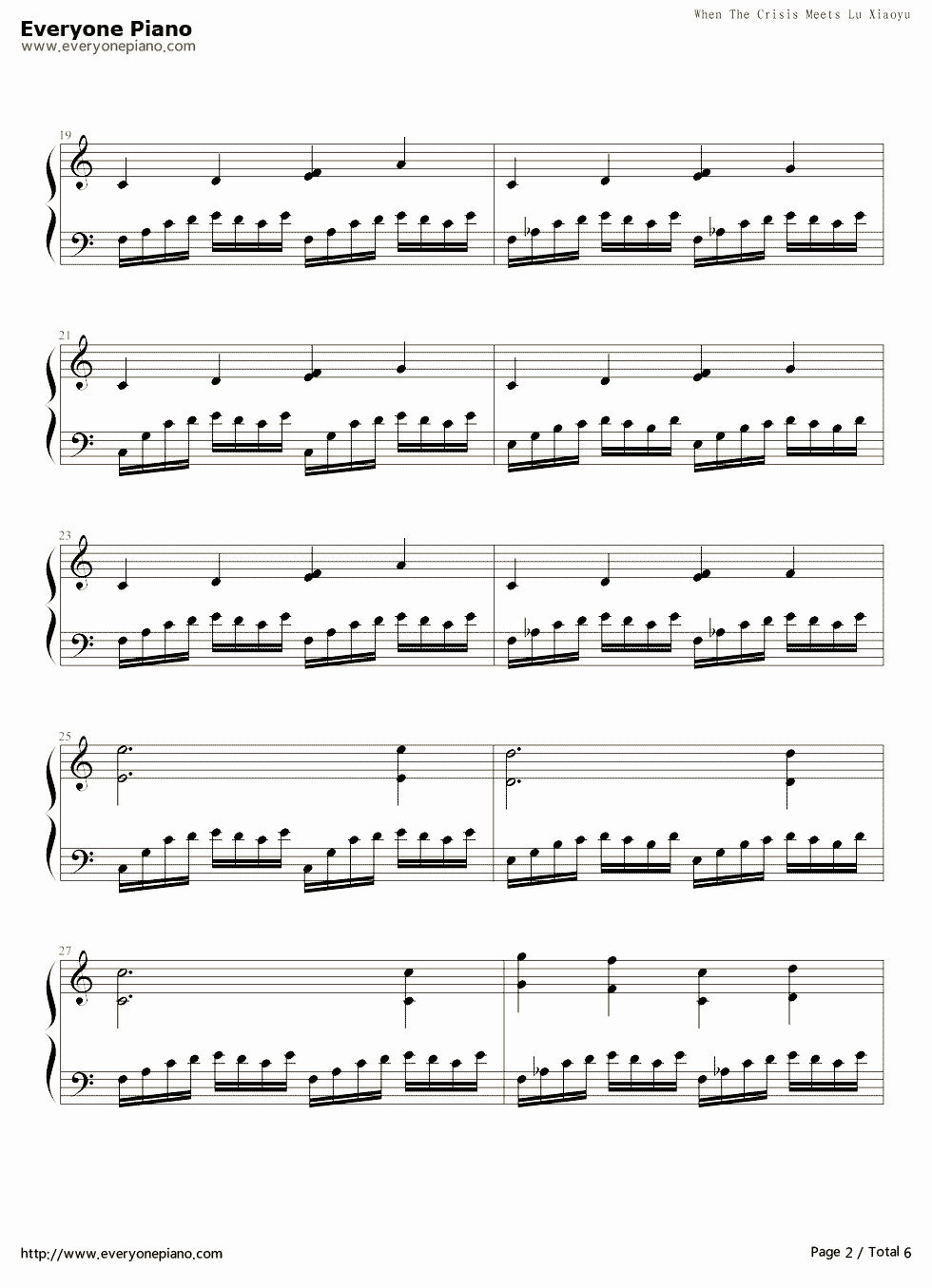 The_Crisis和路小雨的混编钢琴谱_未知