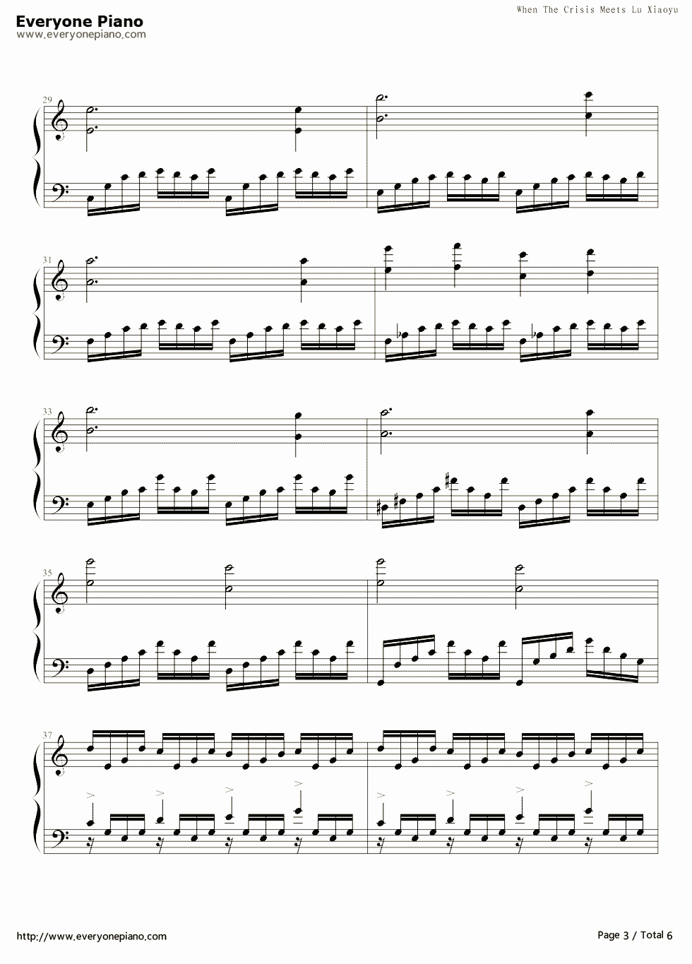 The_Crisis和路小雨的混编钢琴谱_未知