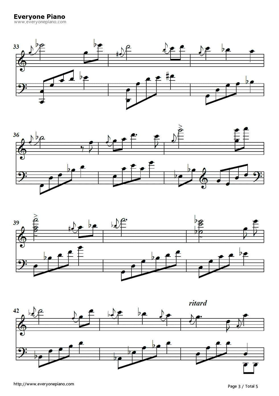 Mabinogi:Heroes主题曲钢琴谱_未知