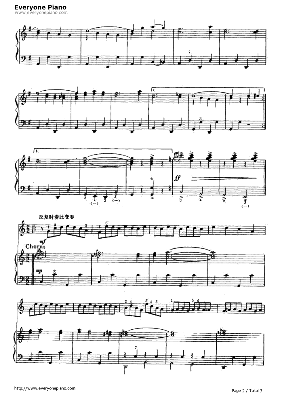 啤酒桶波尔卡钢琴谱_杰拉玛·万卓达__Jaromir_Vejvoda