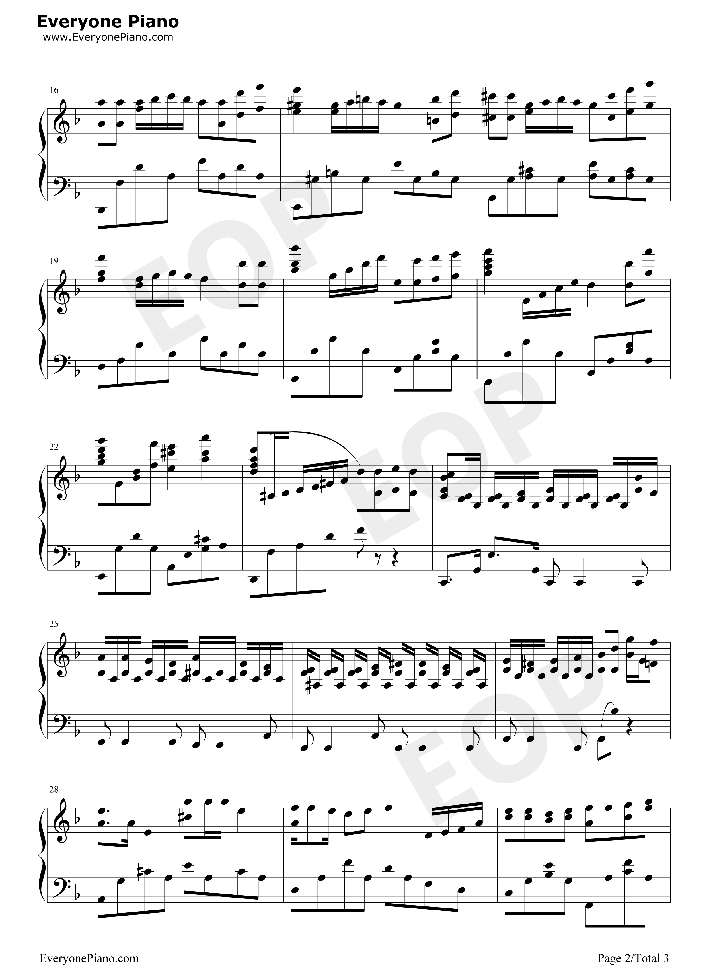 感谢你完整版钢琴谱_山口百惠