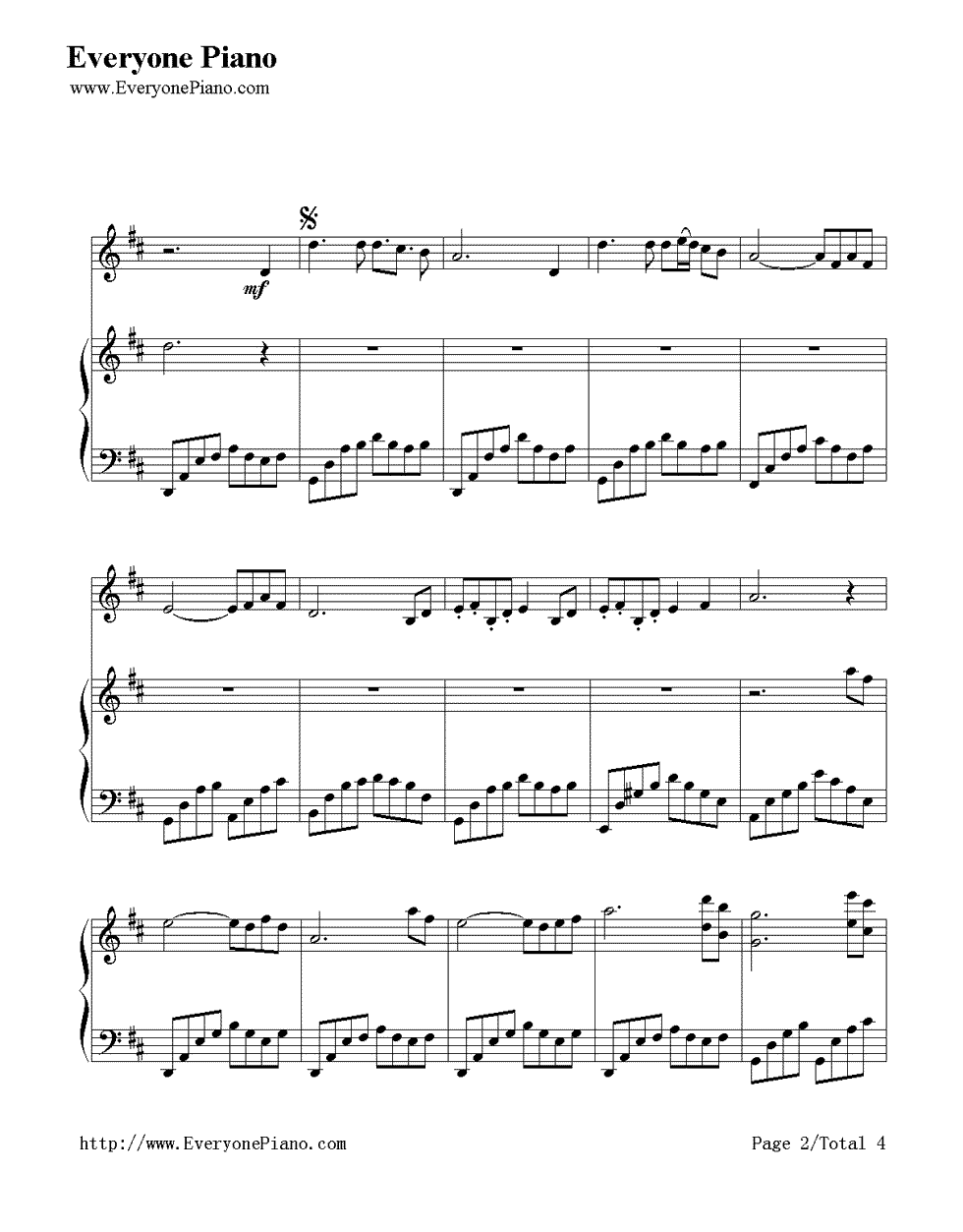 银河铁道之夜钢琴谱_久石让