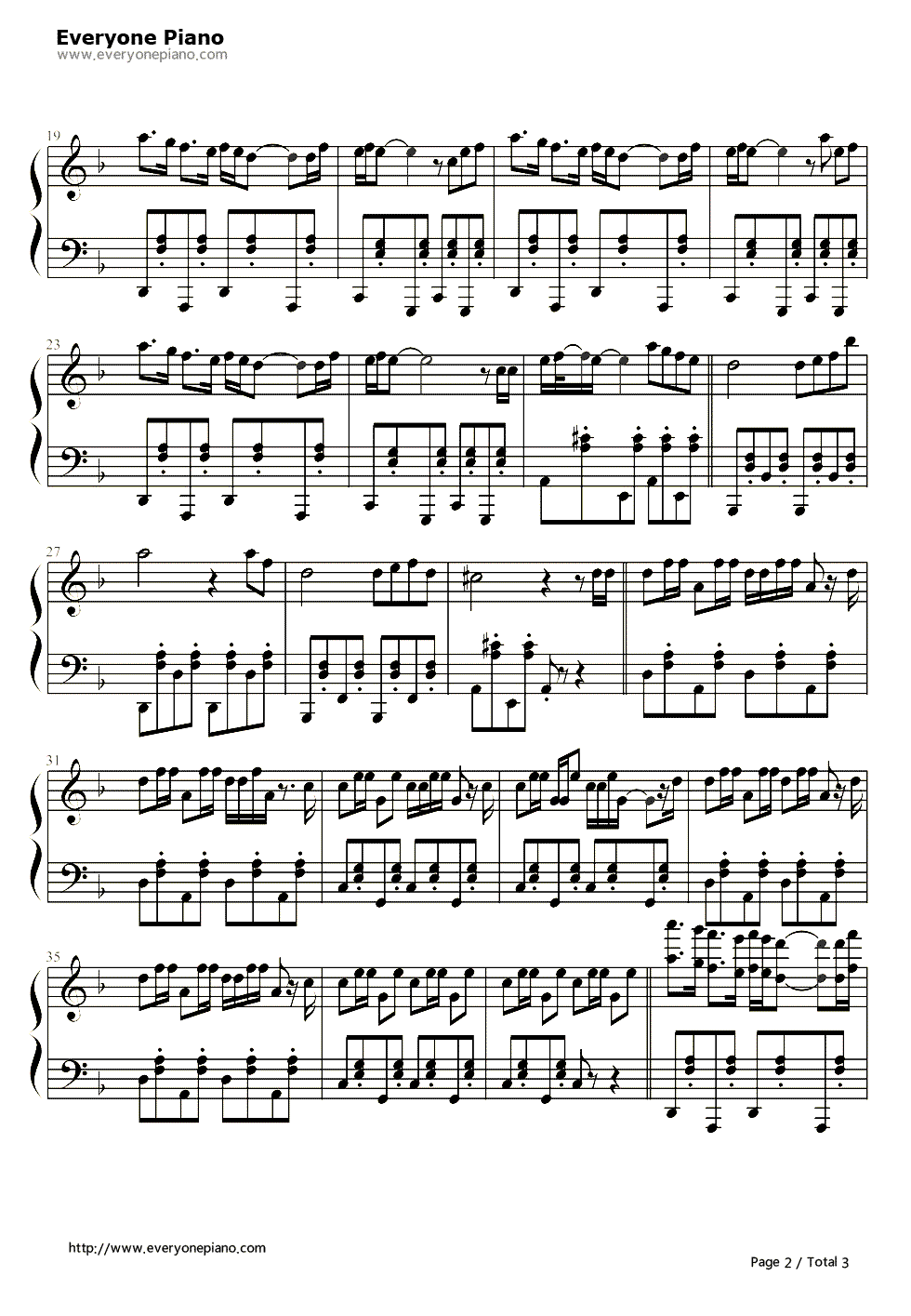 Everything_At_Once钢琴谱_Lenka