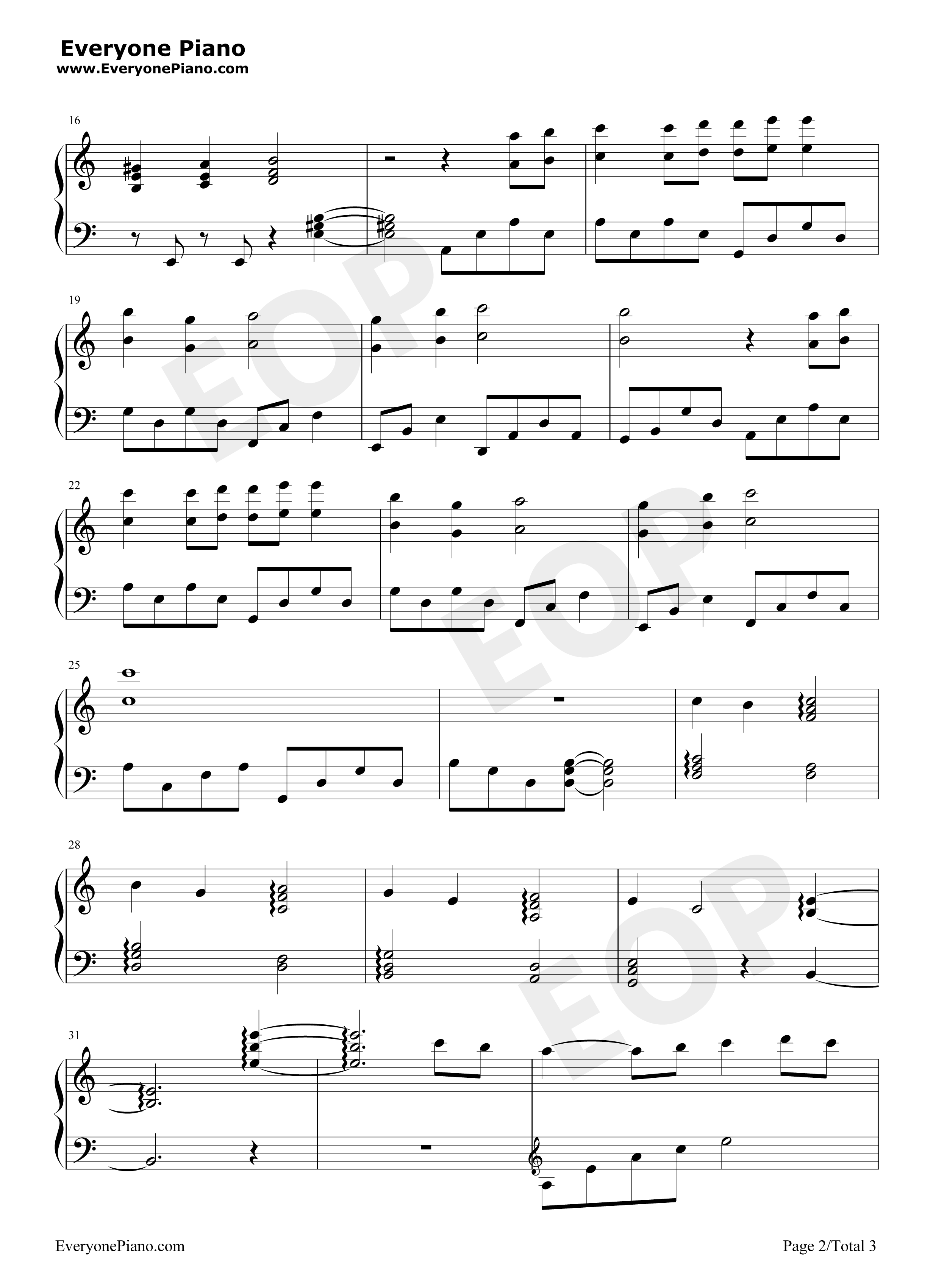 You_Are_My_Love钢琴谱_牧野由依