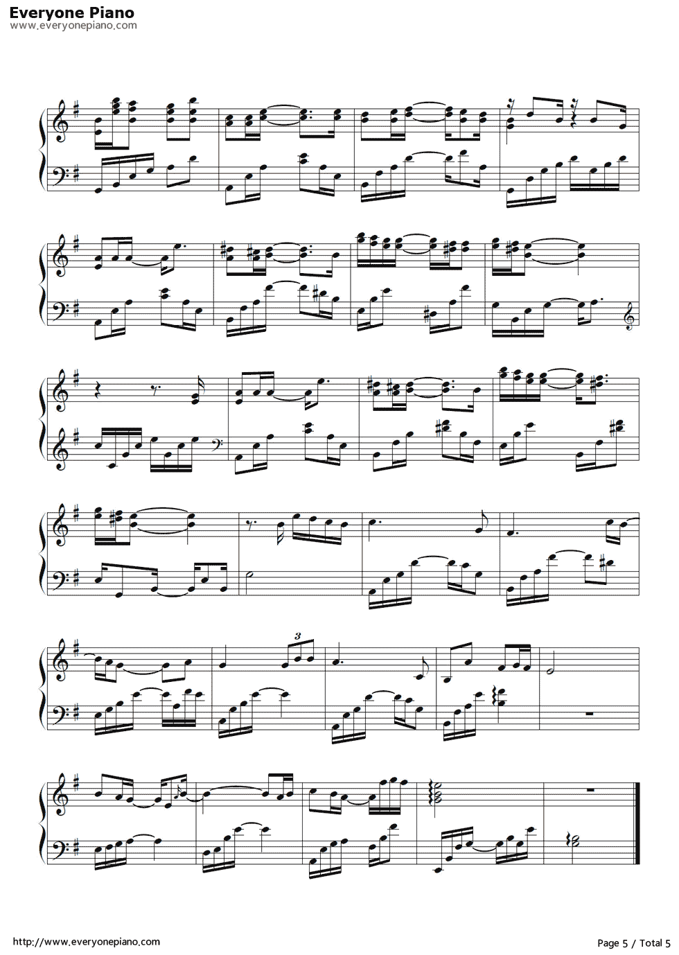 真爱你的云钢琴谱_黄国俊