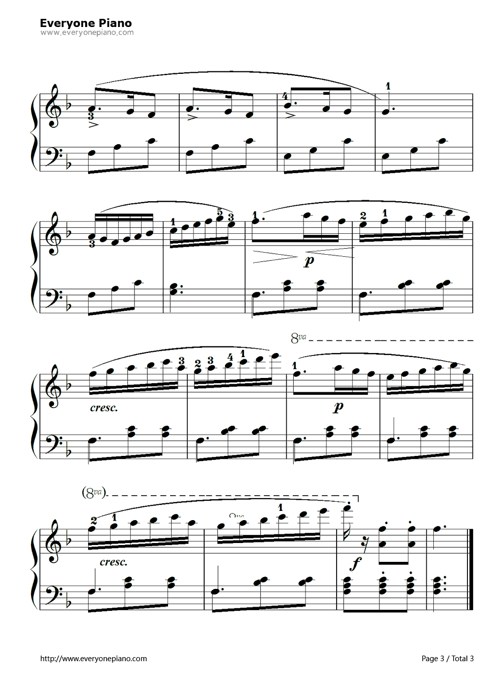 孩子们的拜厄104钢琴谱_拜厄