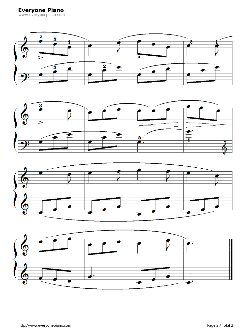 孩子们的拜厄59钢琴谱_拜厄