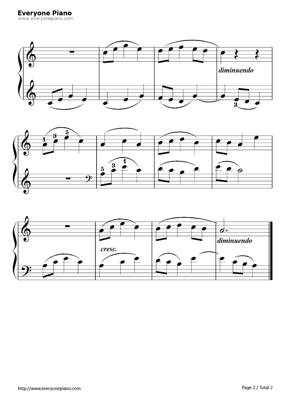 孩子们的拜厄60钢琴谱_拜厄