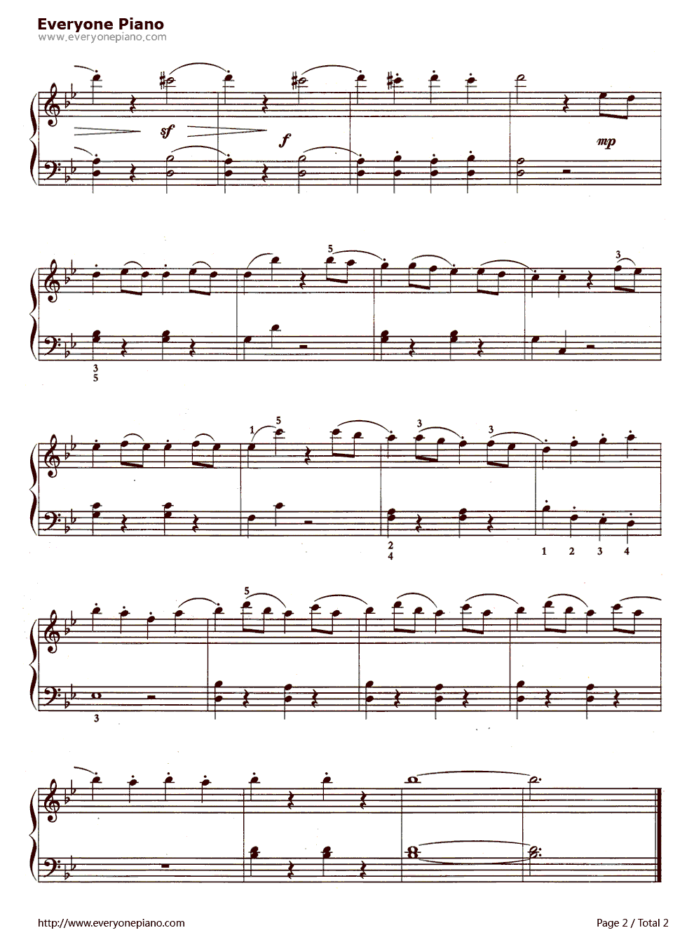 g小调第四十交响曲（莫扎特）钢琴谱_莫扎特