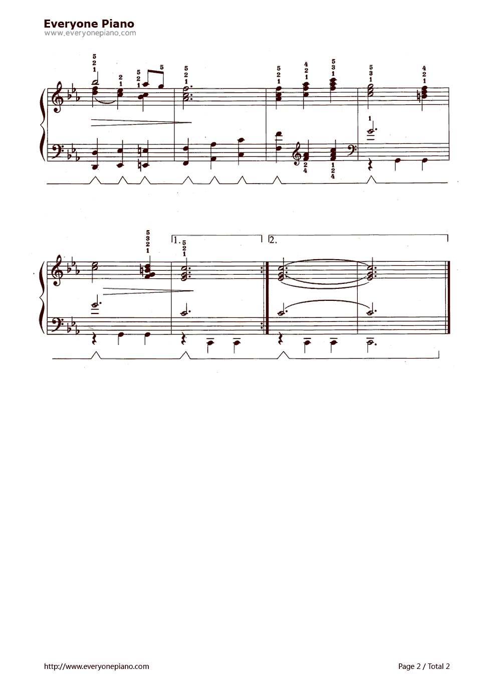 德聂泊尔钢琴谱_未知