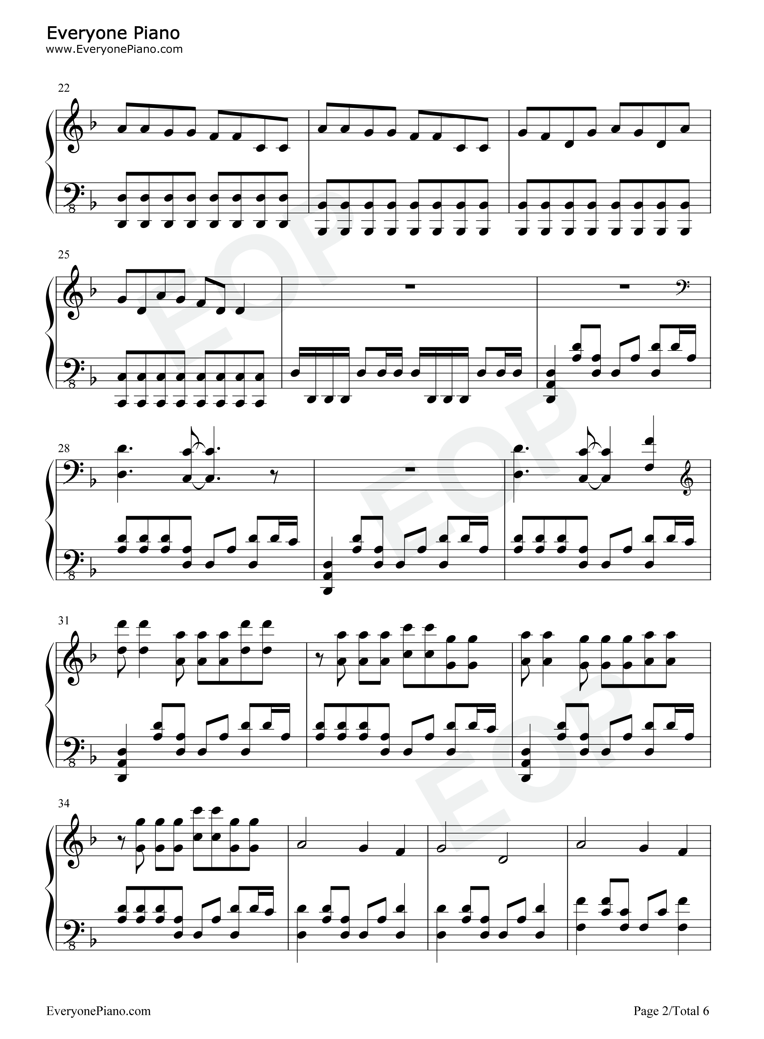 Welcome_to_Our_World钢琴谱_World_Beyond