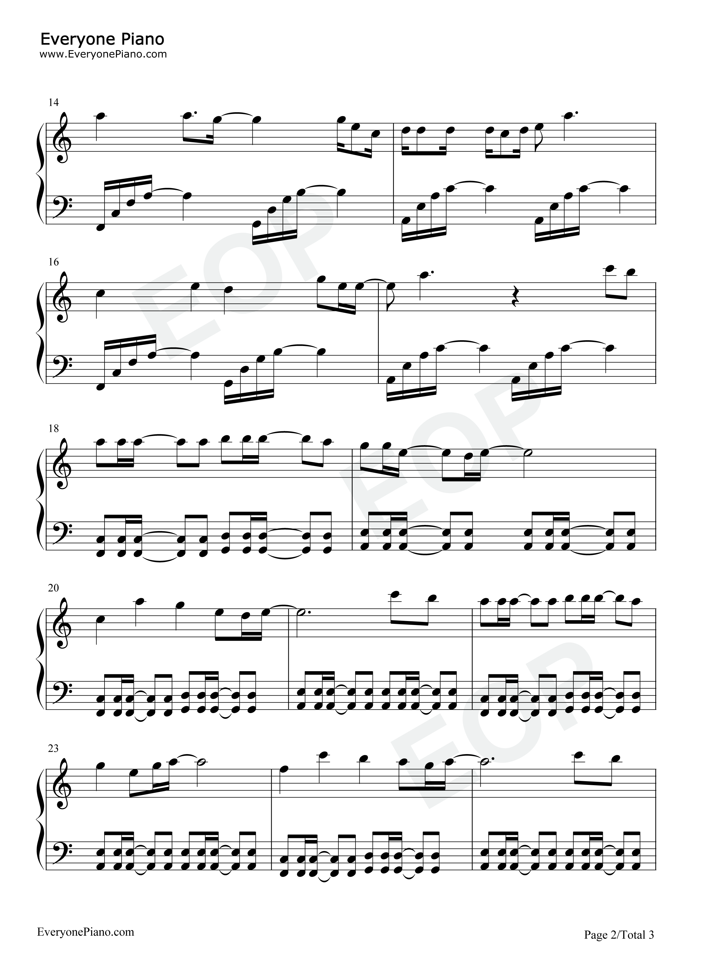 还是笨小孩钢琴谱_易烊千玺_刘德华