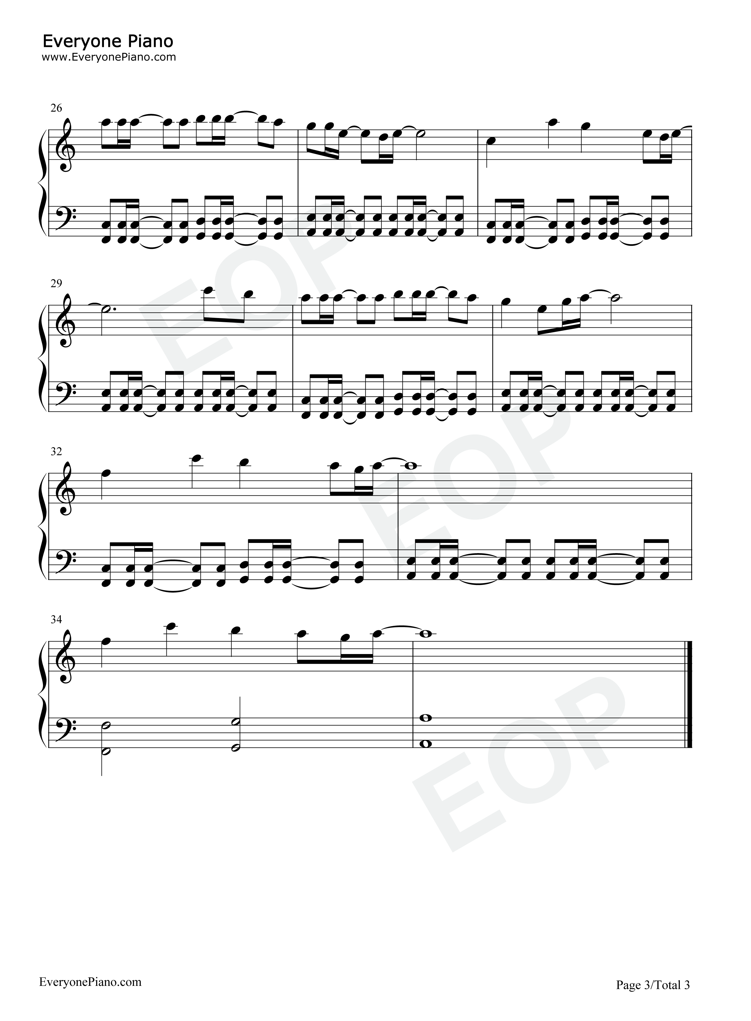 还是笨小孩钢琴谱_易烊千玺_刘德华