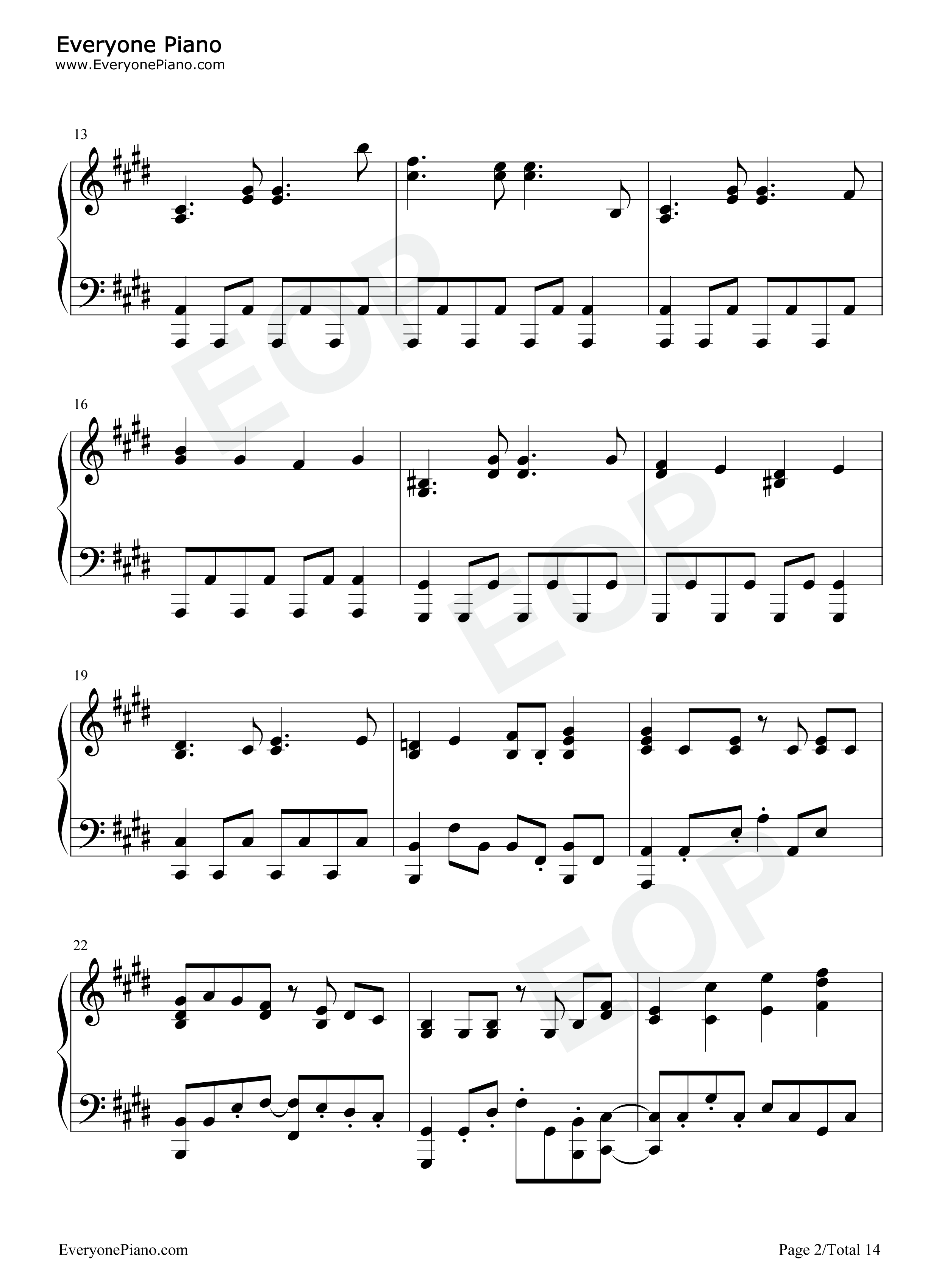 往け钢琴谱_LiSA