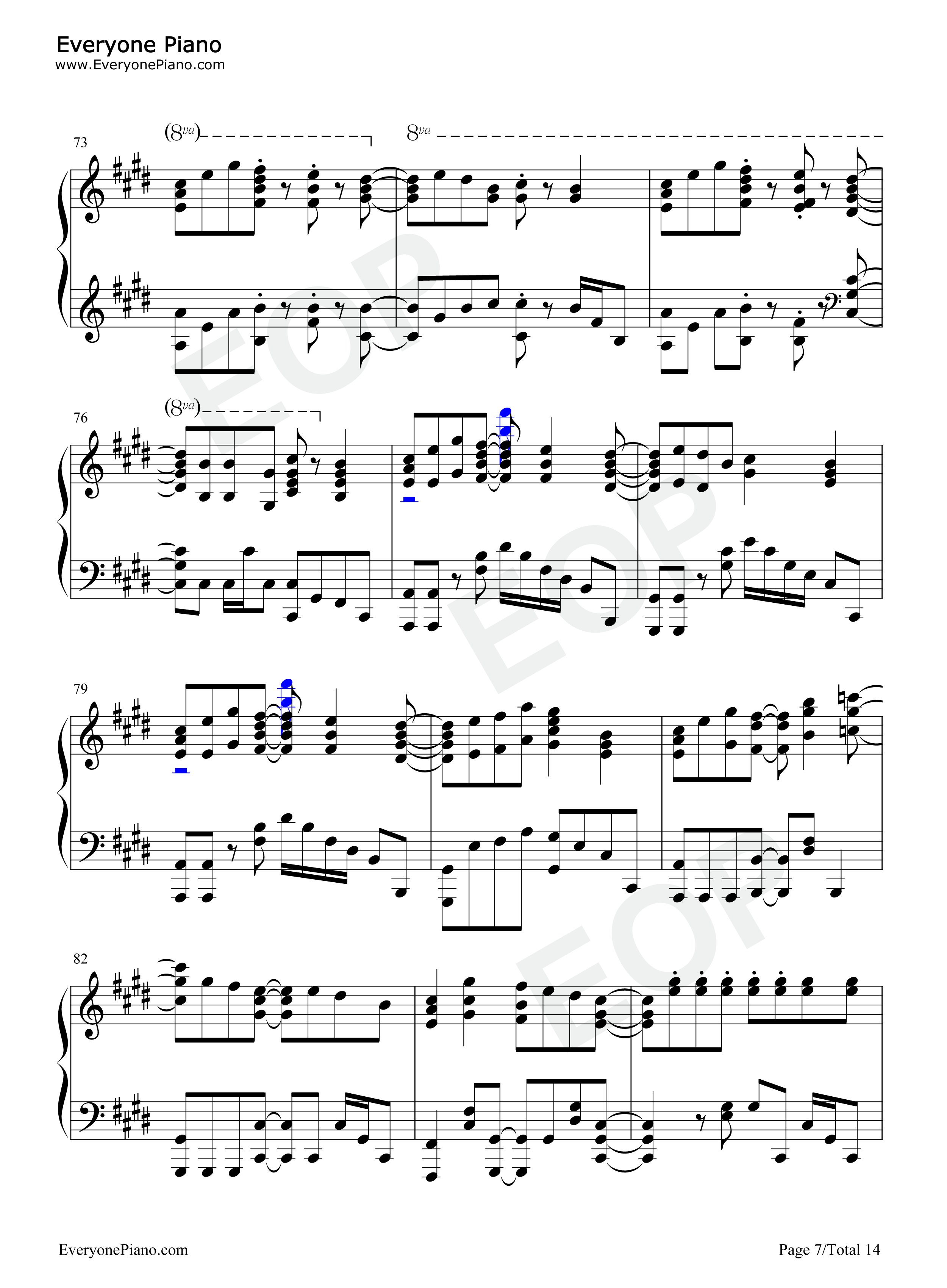 往け钢琴谱_LiSA