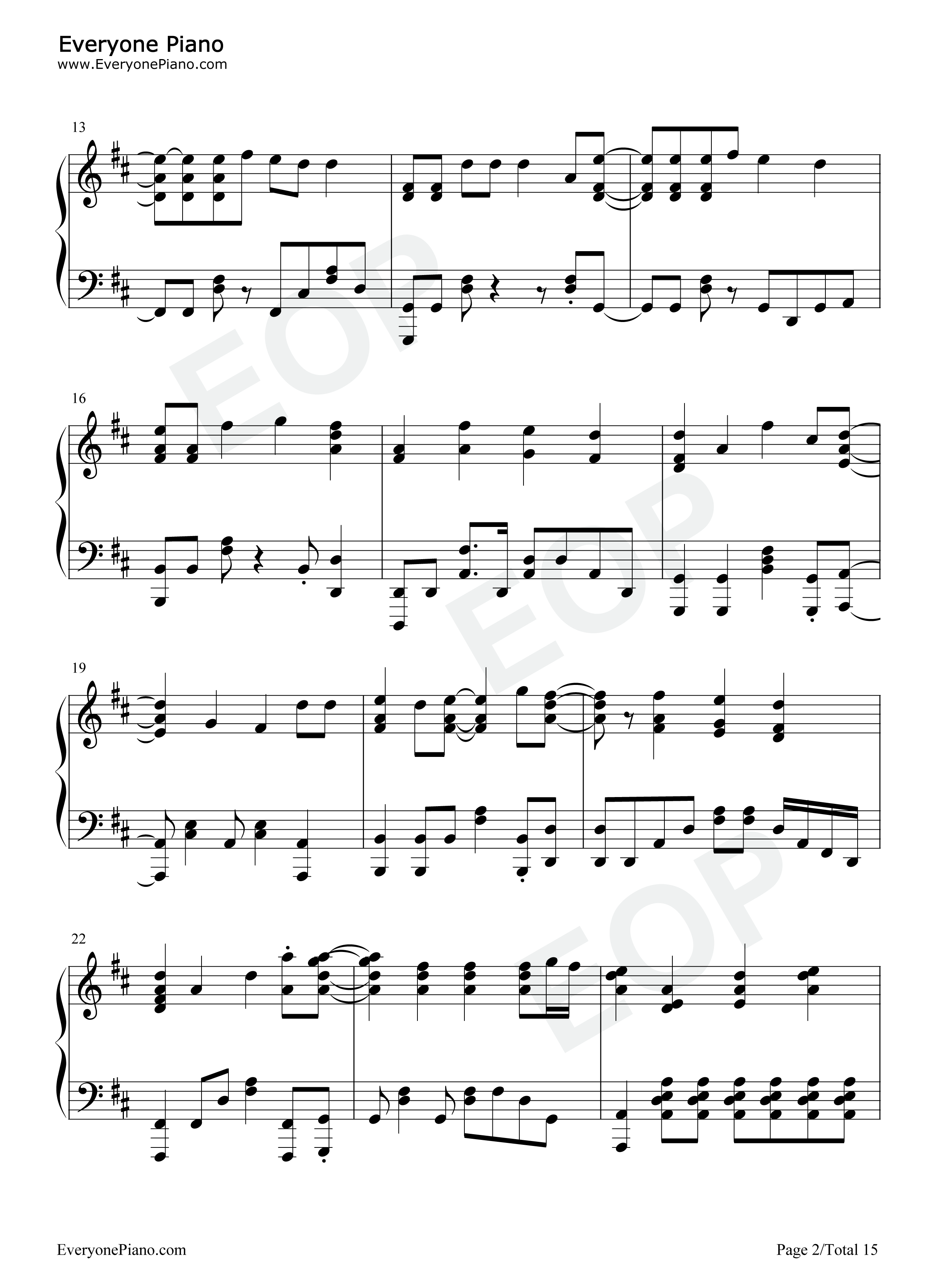 LEVEL钢琴谱_やなぎなぎ_THE_SIXTH_LIE