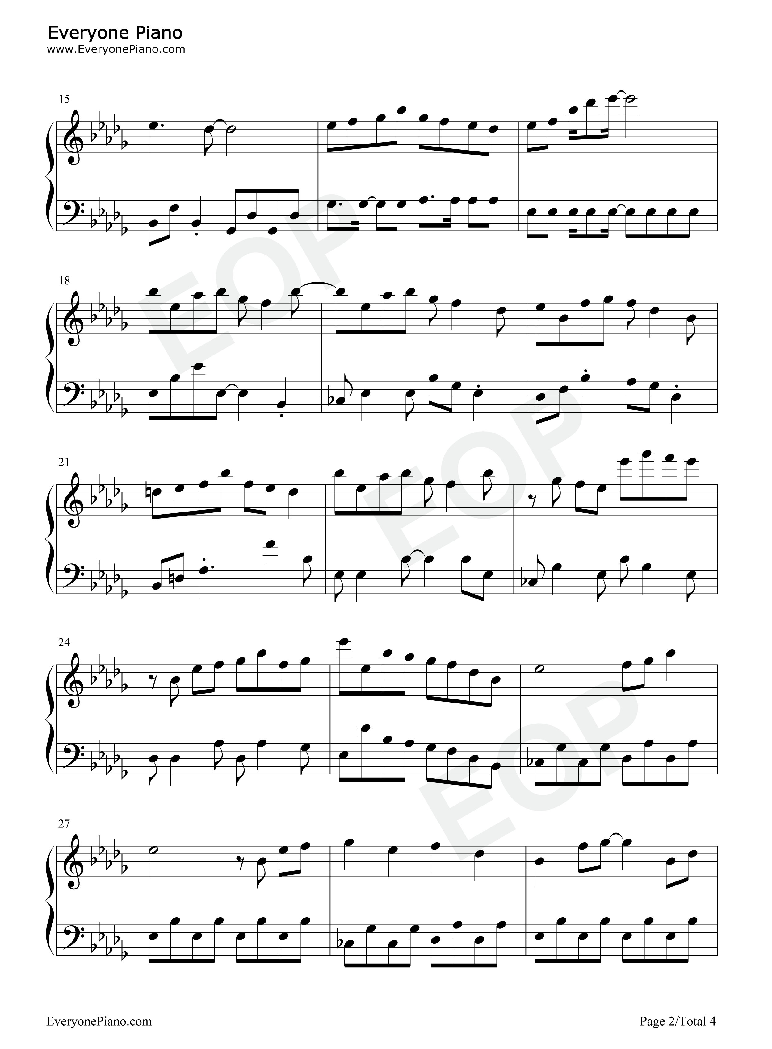 泡沫_哀のまほろば钢琴谱_幽闭星光