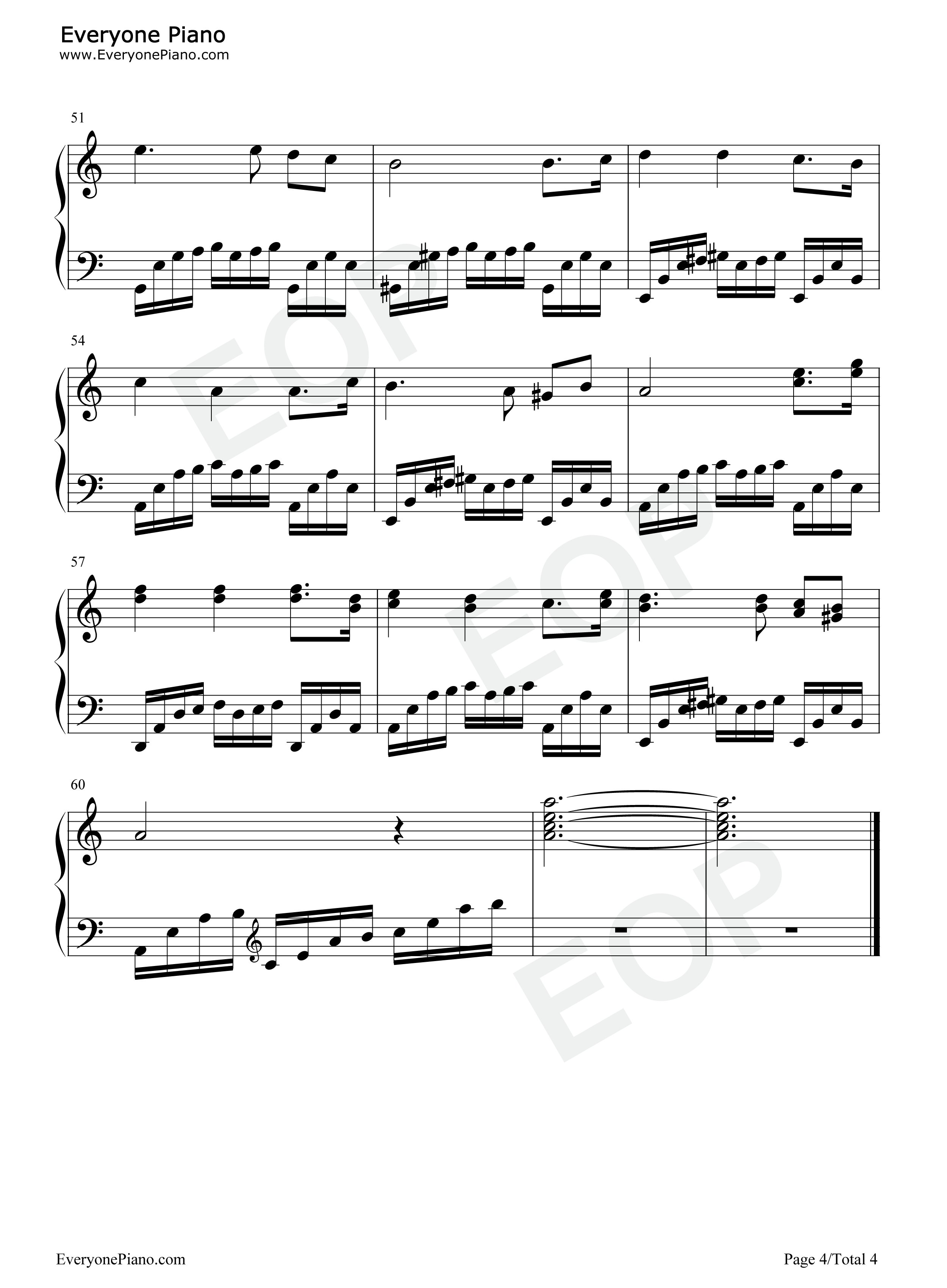 新年变奏曲钢琴谱_未知