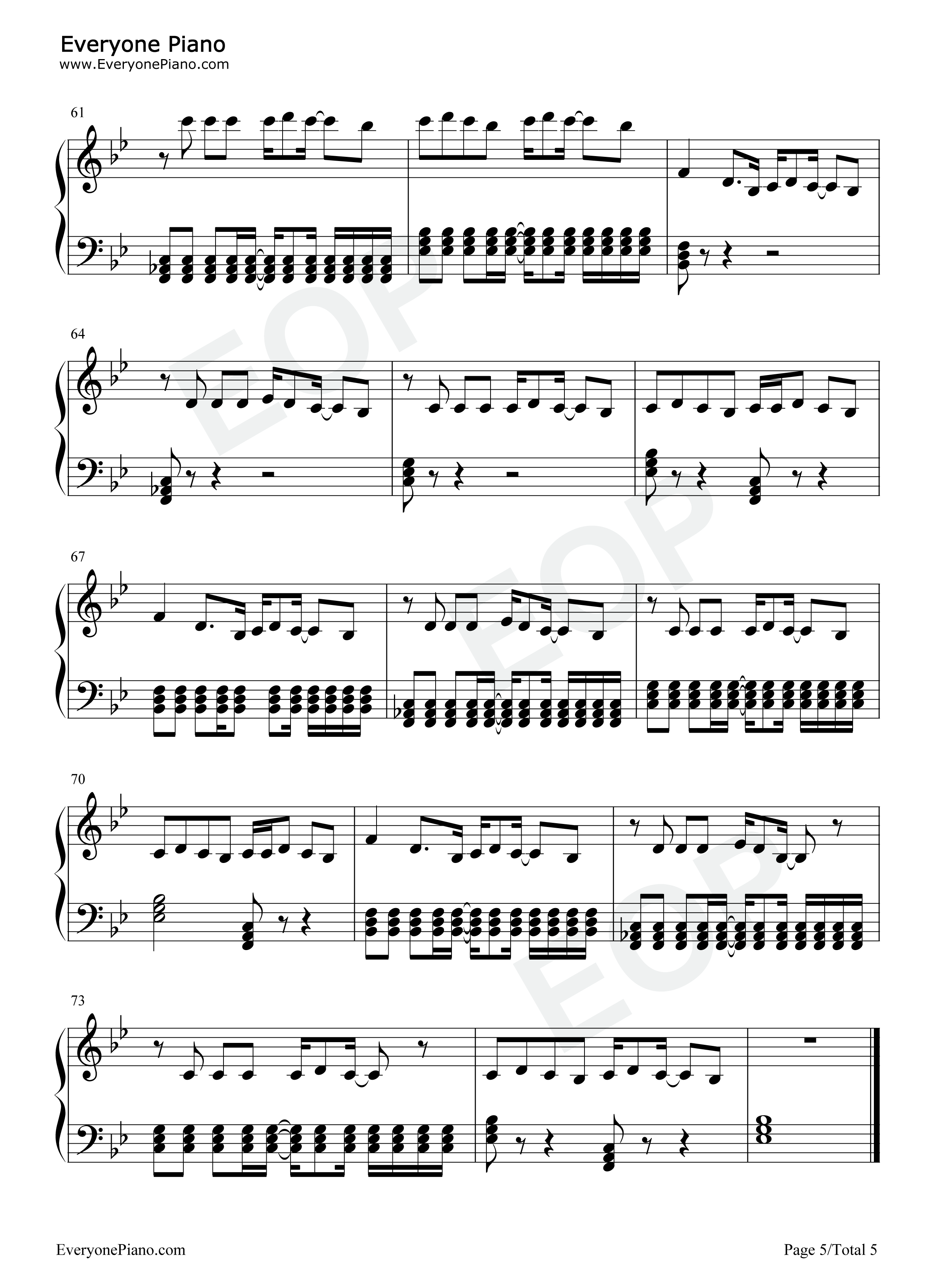 Oh_Yeah_You_Gonna_Cry钢琴谱_Lovejoy