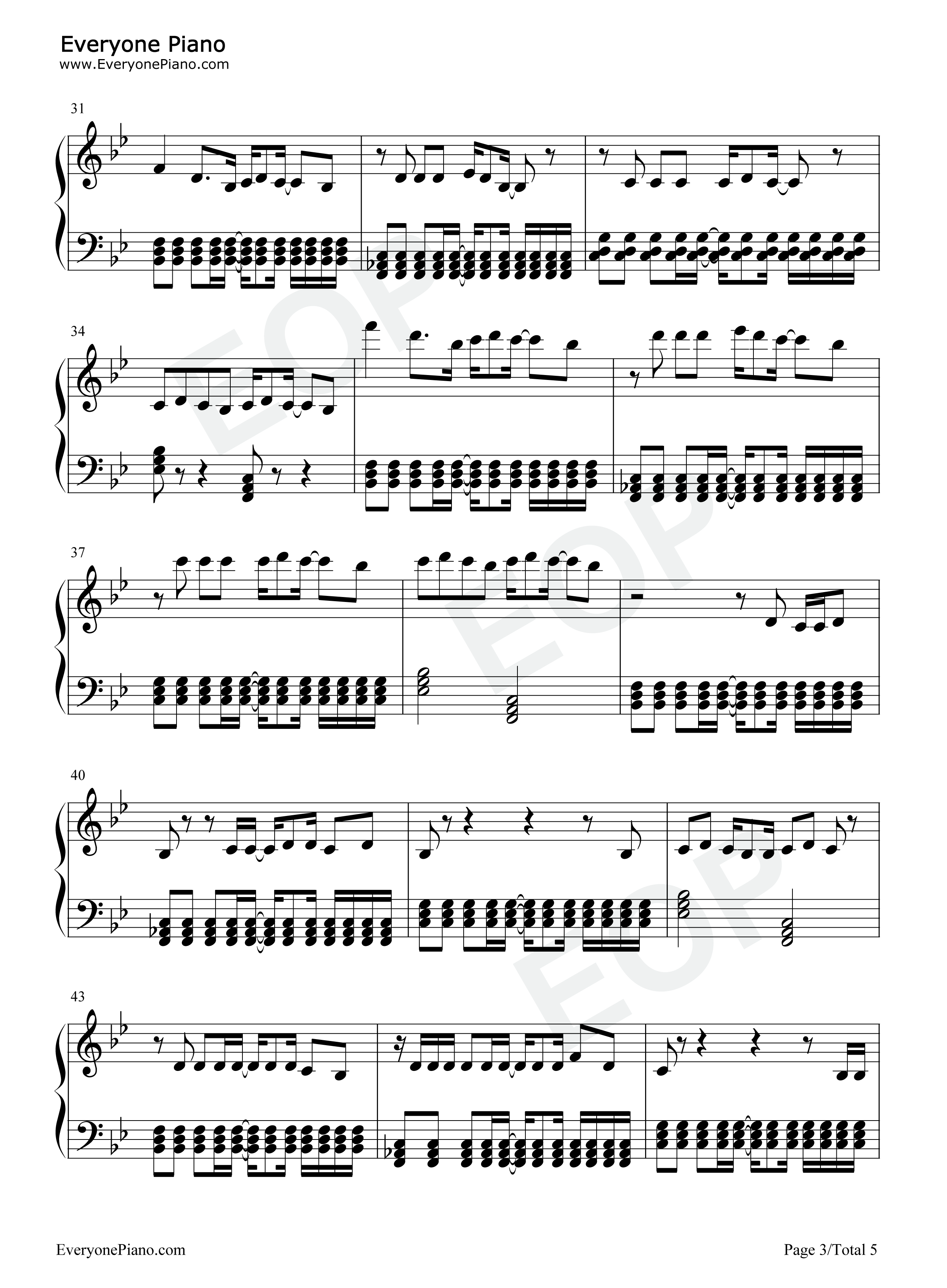 Oh_Yeah_You_Gonna_Cry钢琴谱_Lovejoy