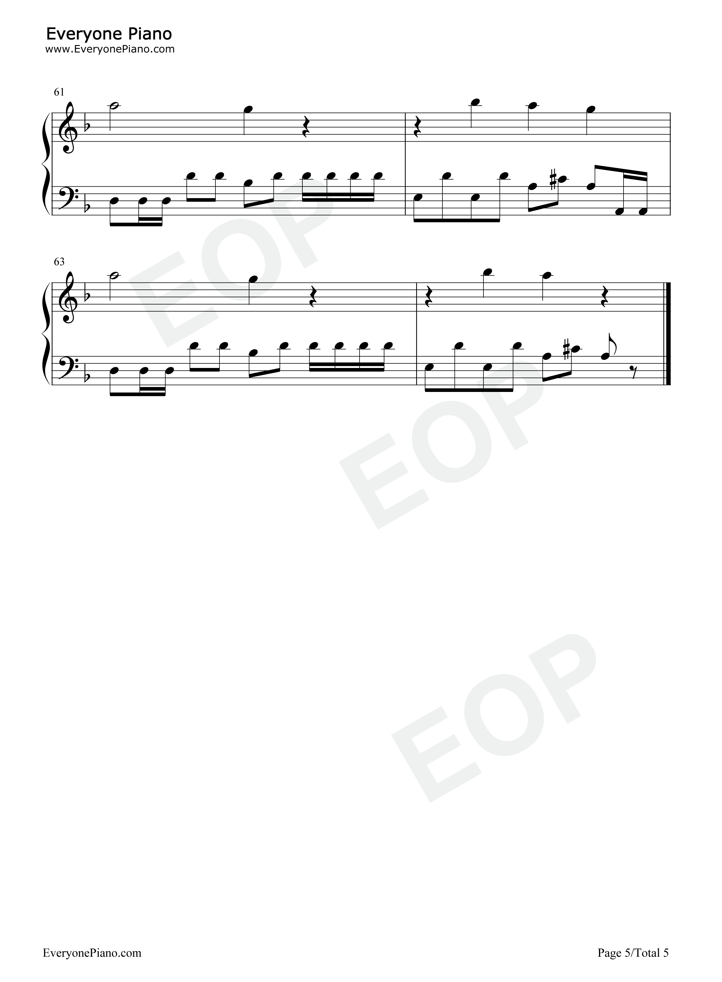 Lenfer钢琴谱_Stromae