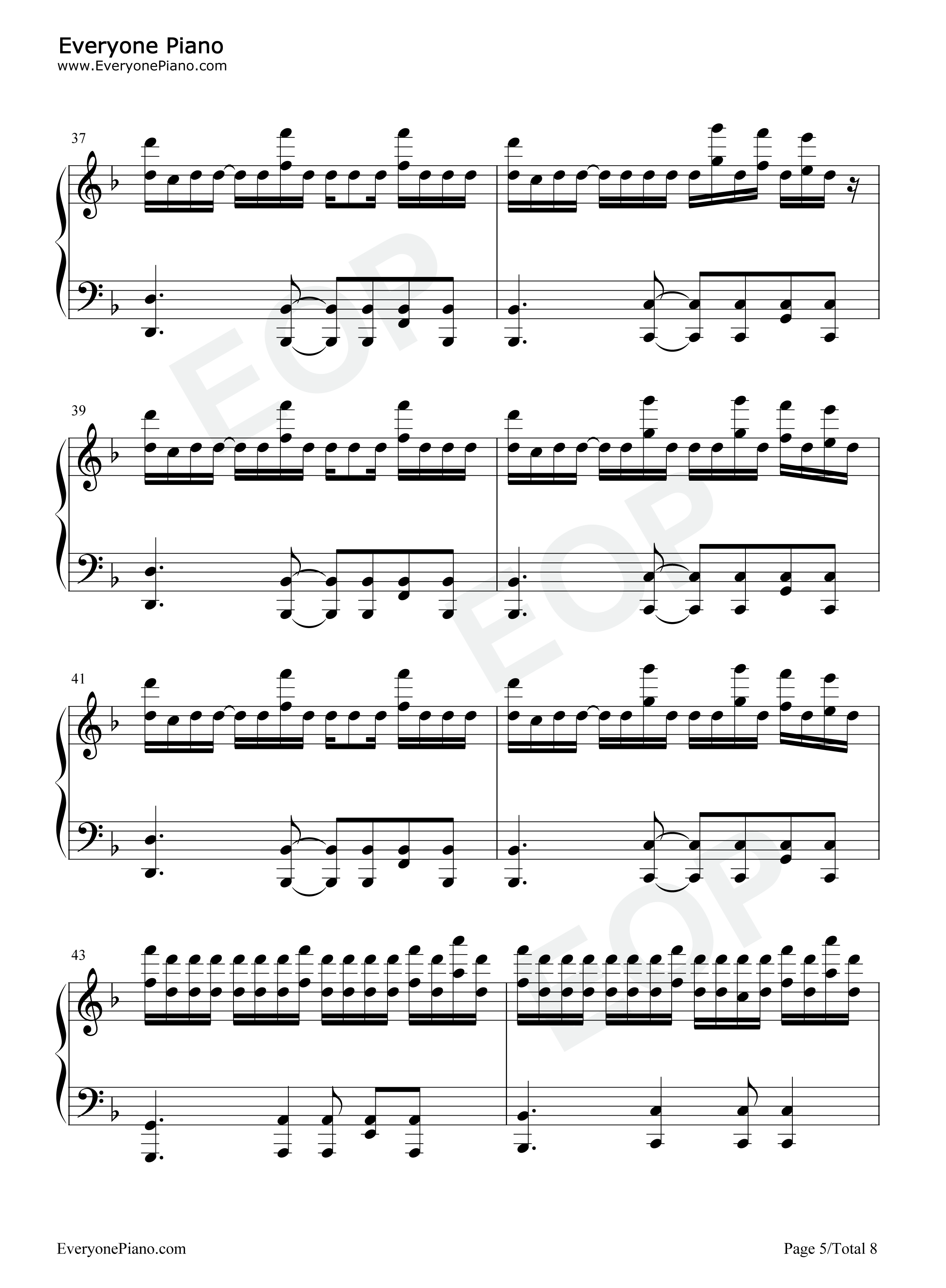 Its_Happening钢琴谱_World_Beyond