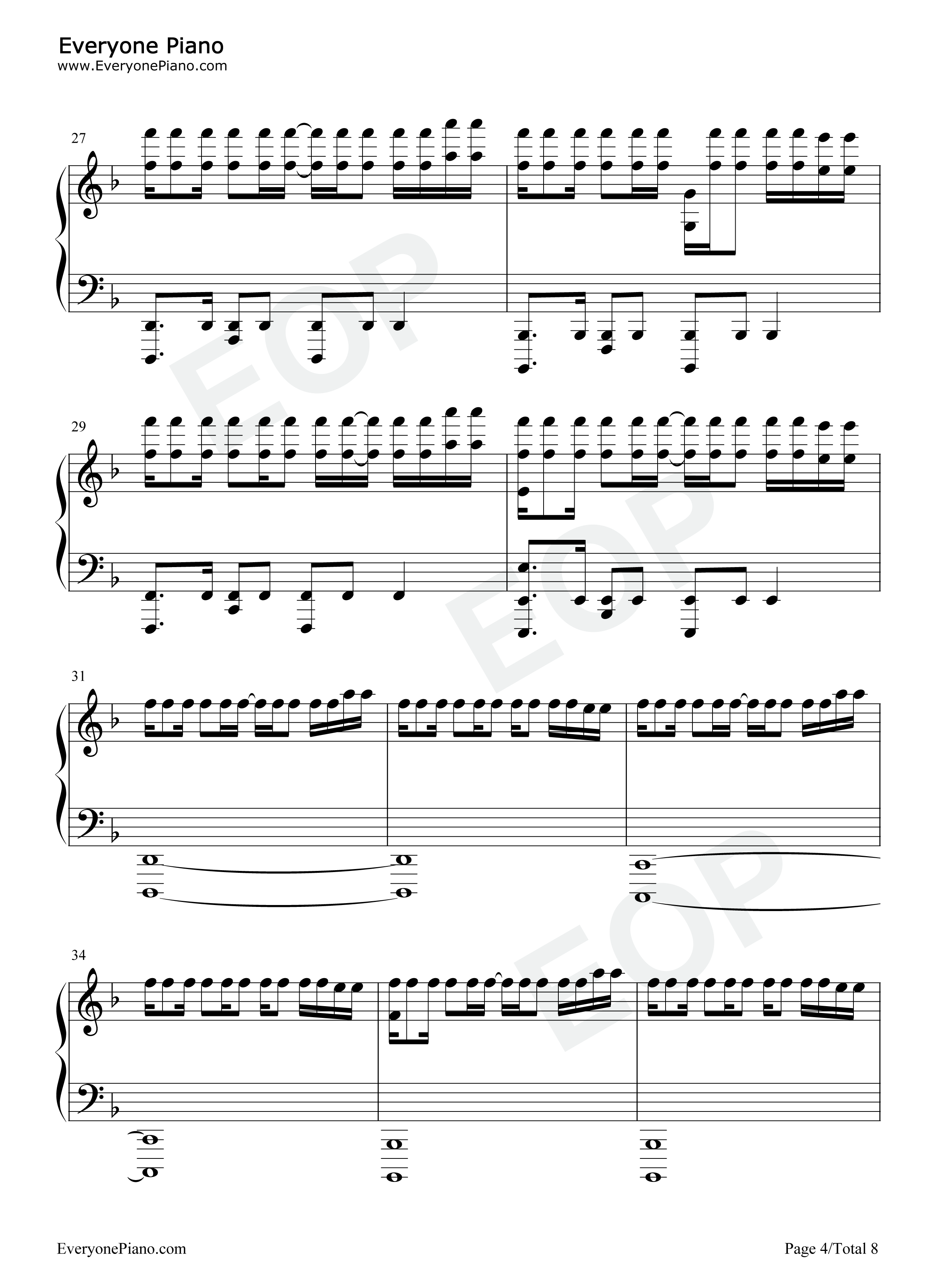 Its_Happening钢琴谱_World_Beyond