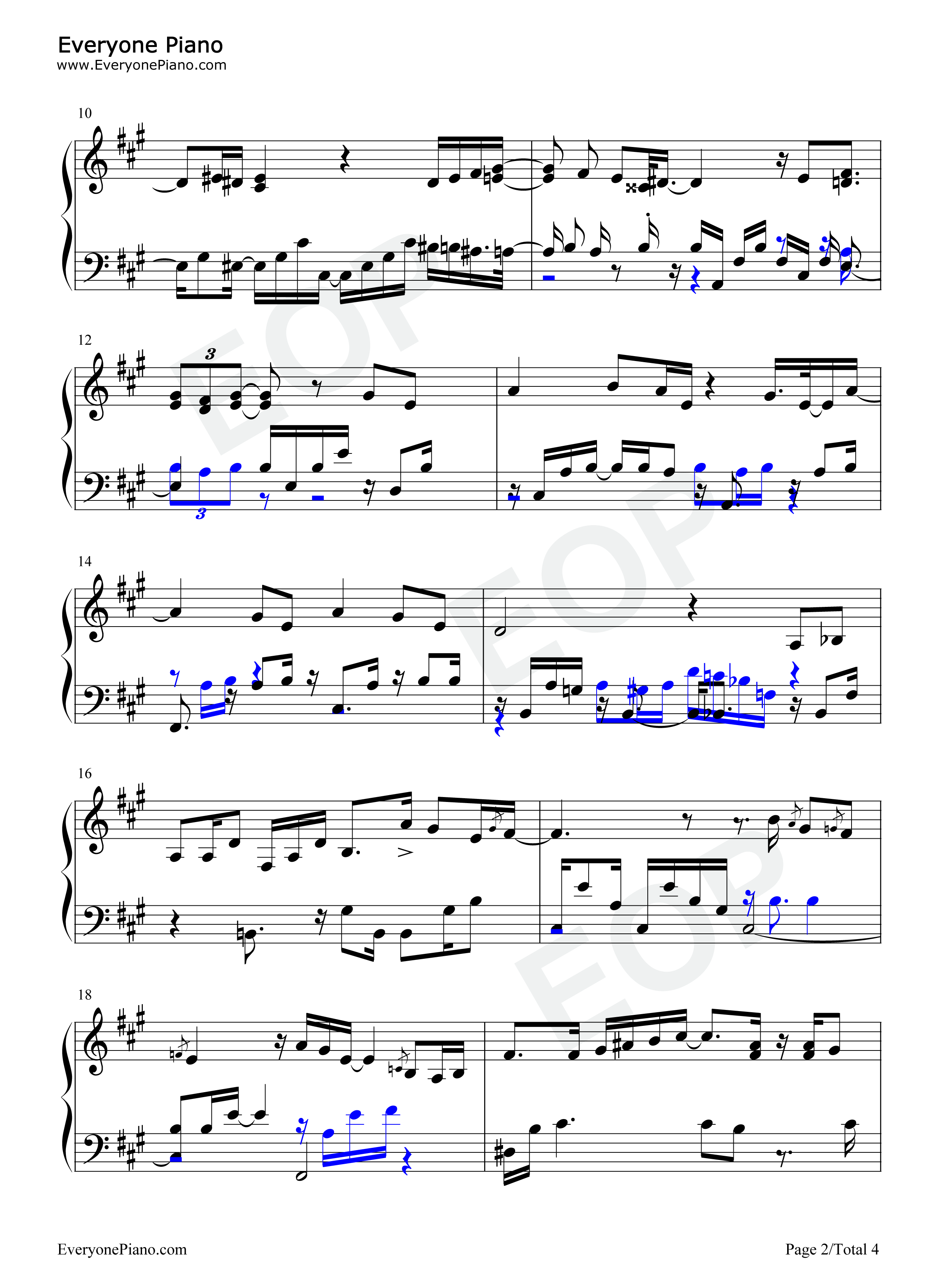 Overjoyed钢琴谱_Stevie_Wonder