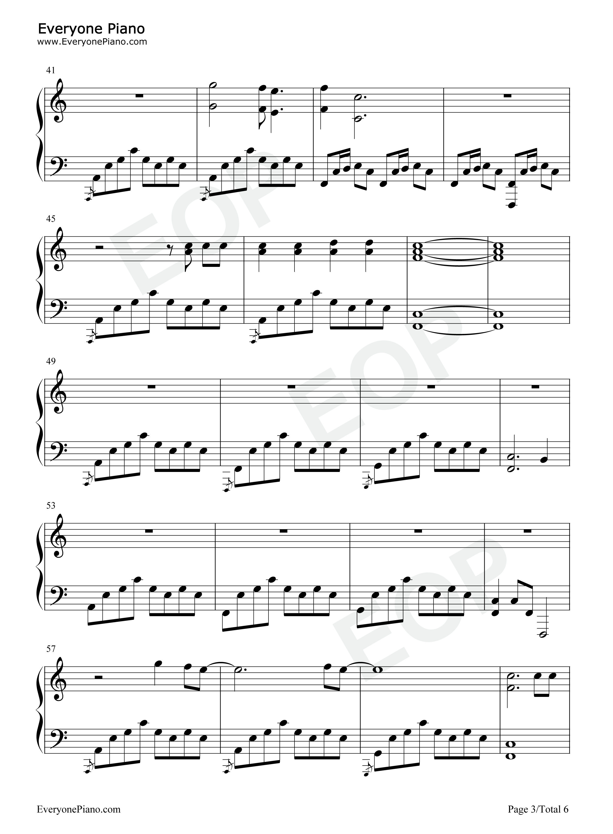 La_Jolla钢琴谱_Wilbur_Soot