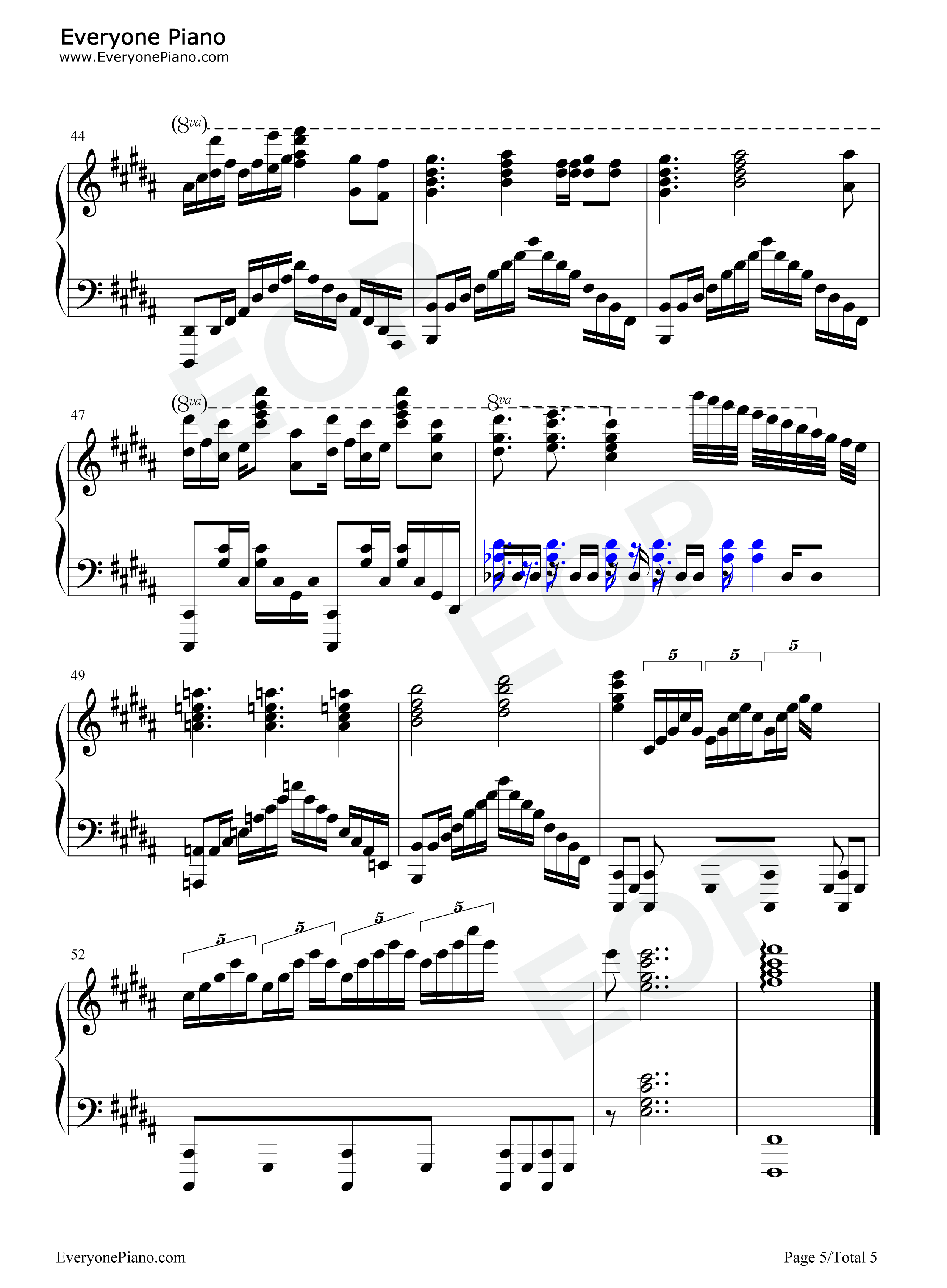 イこうぜ_パラダイス钢琴谱_间岛淳司_小林裕介_富田美忧