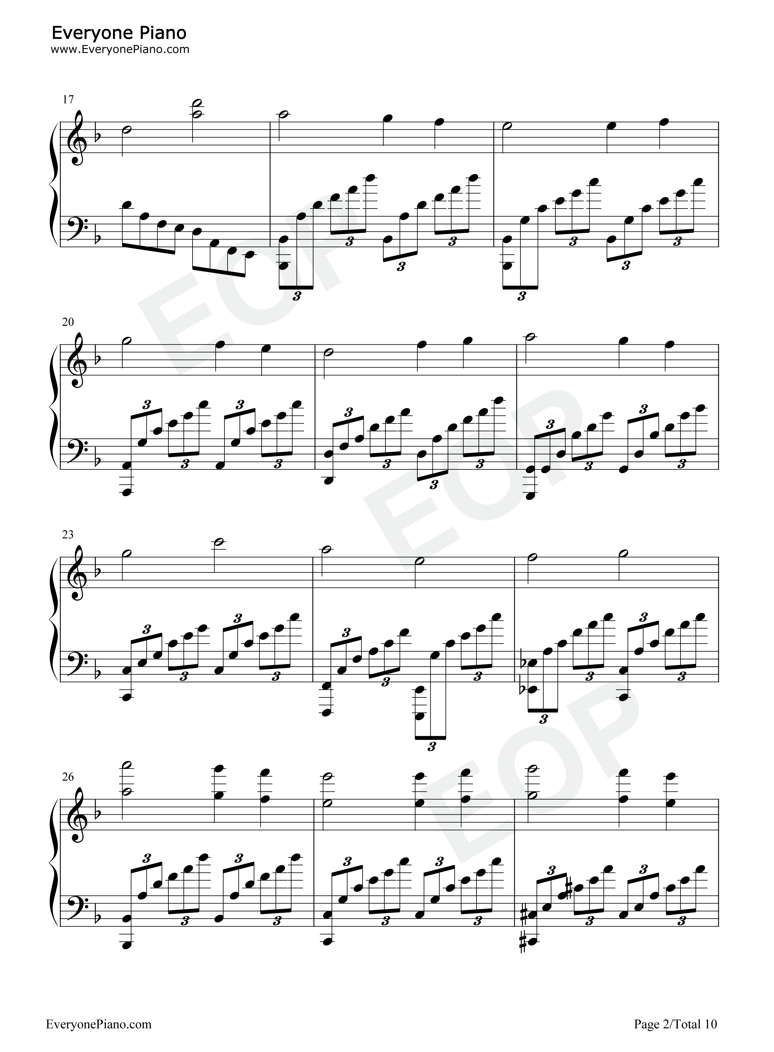 祢豆子主题曲钢琴谱_椎名豪