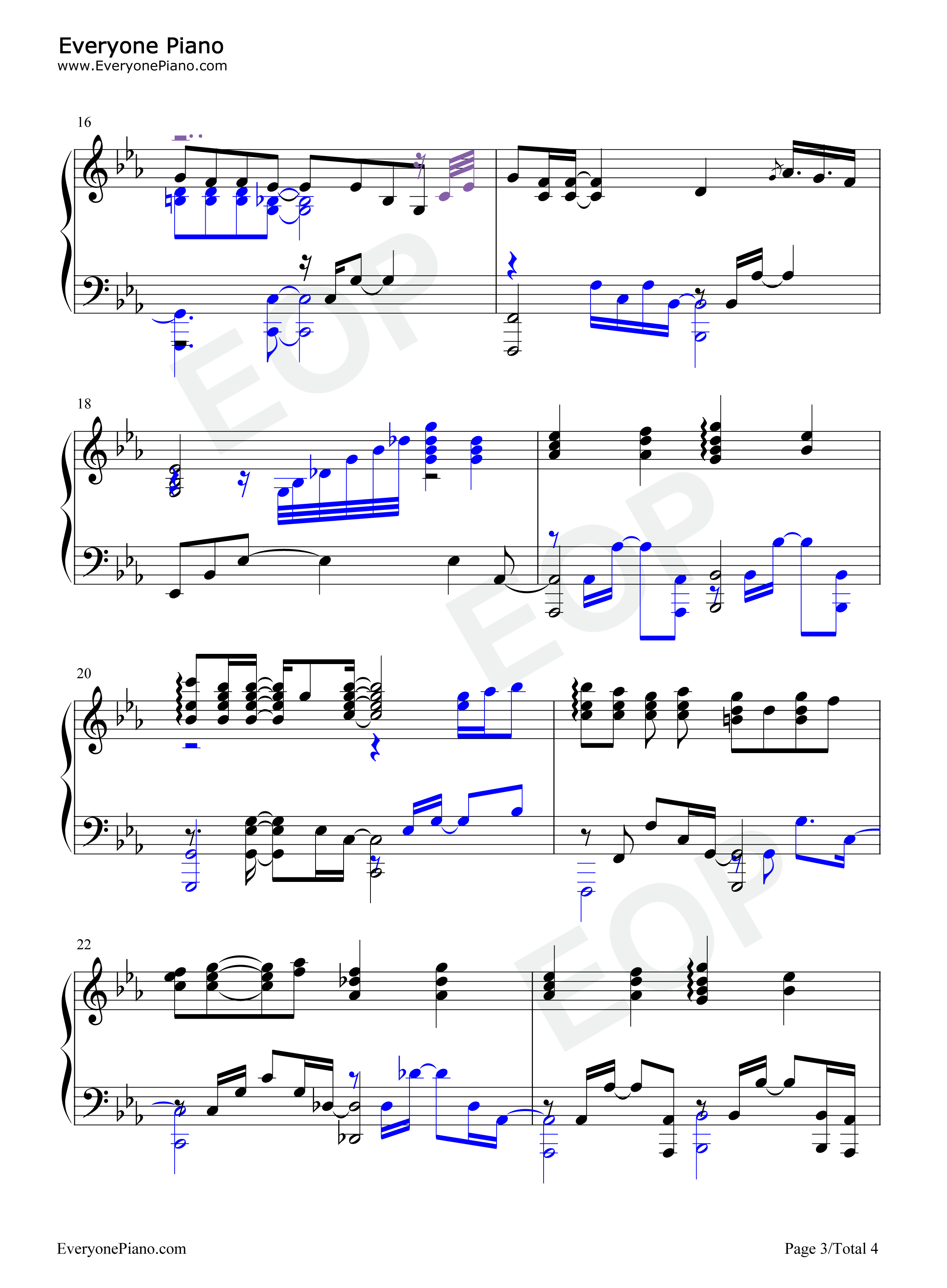 約束钢琴谱_フレンズ