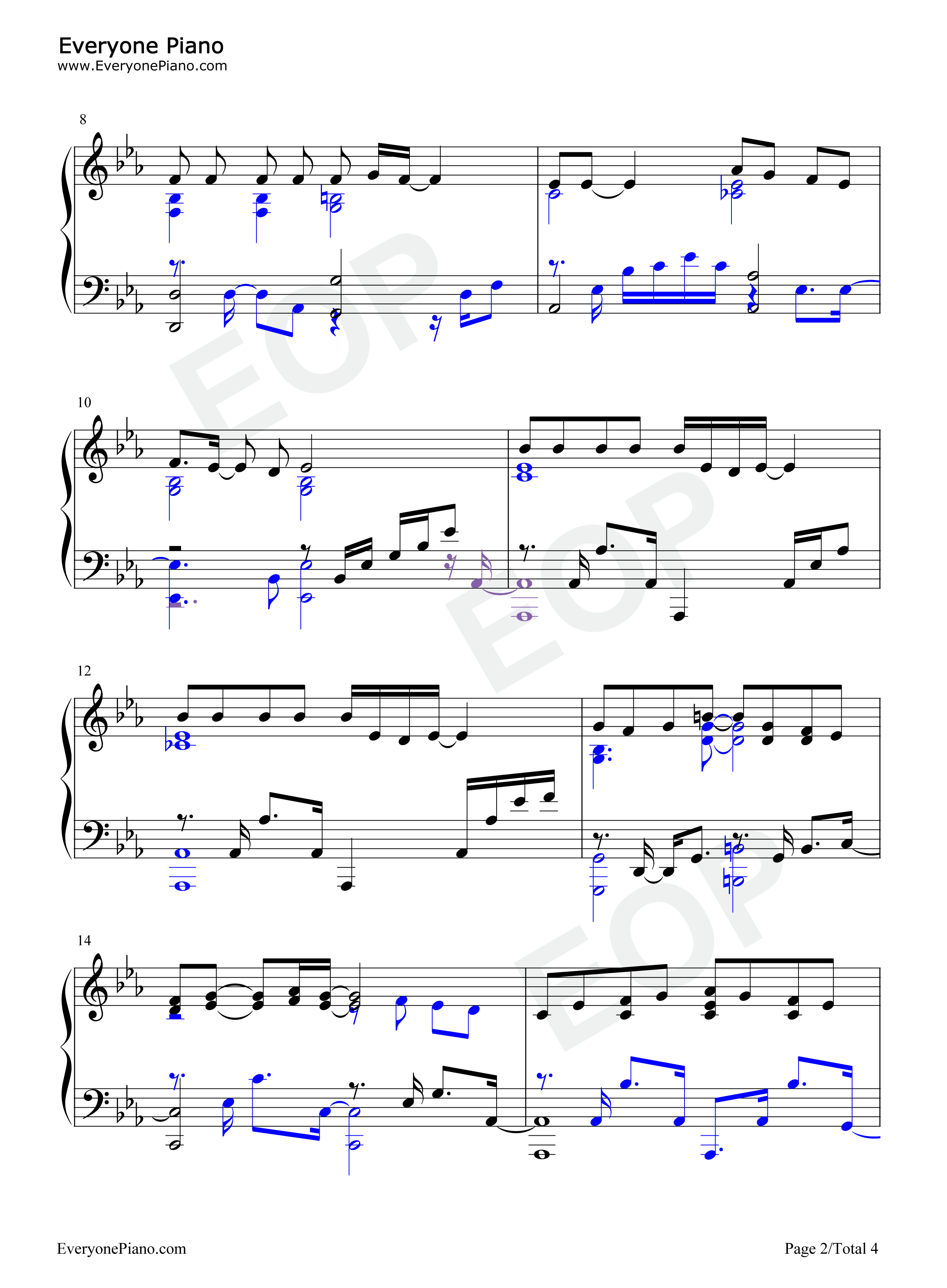 約束钢琴谱_フレンズ