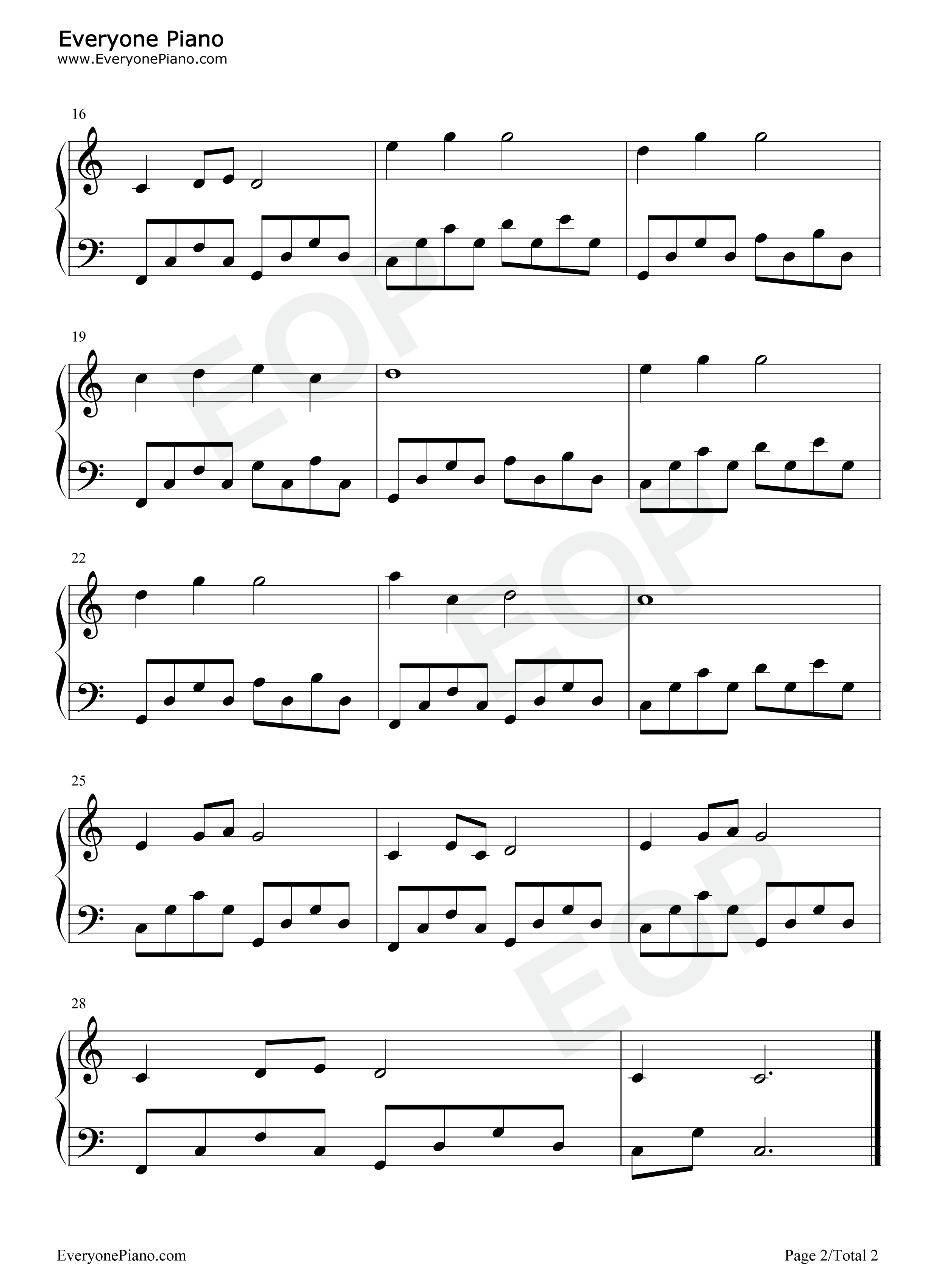 A_Way_Of_Go_Home钢琴谱_啊鑫呀ya