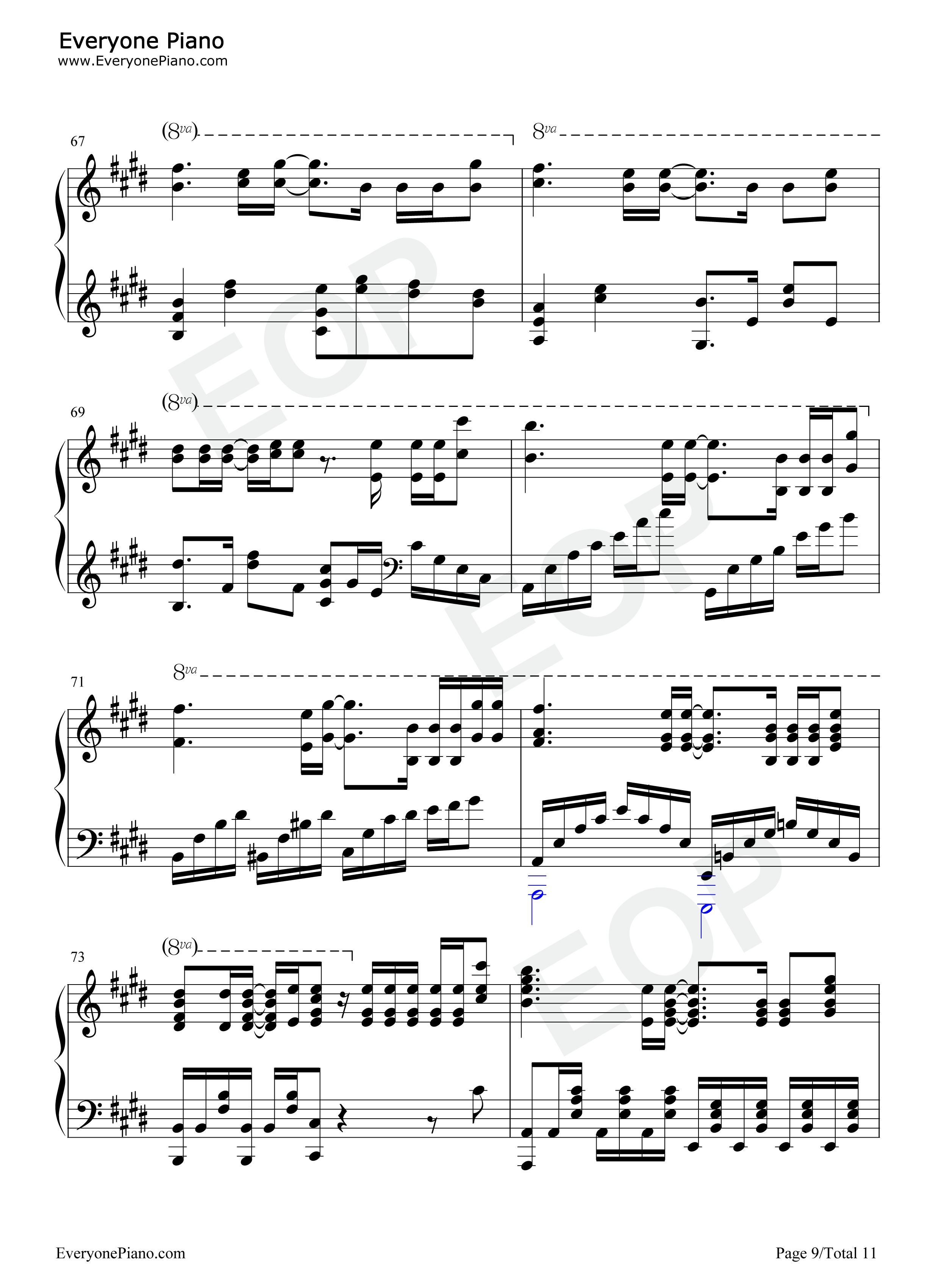 生命線钢琴谱_ReoNa