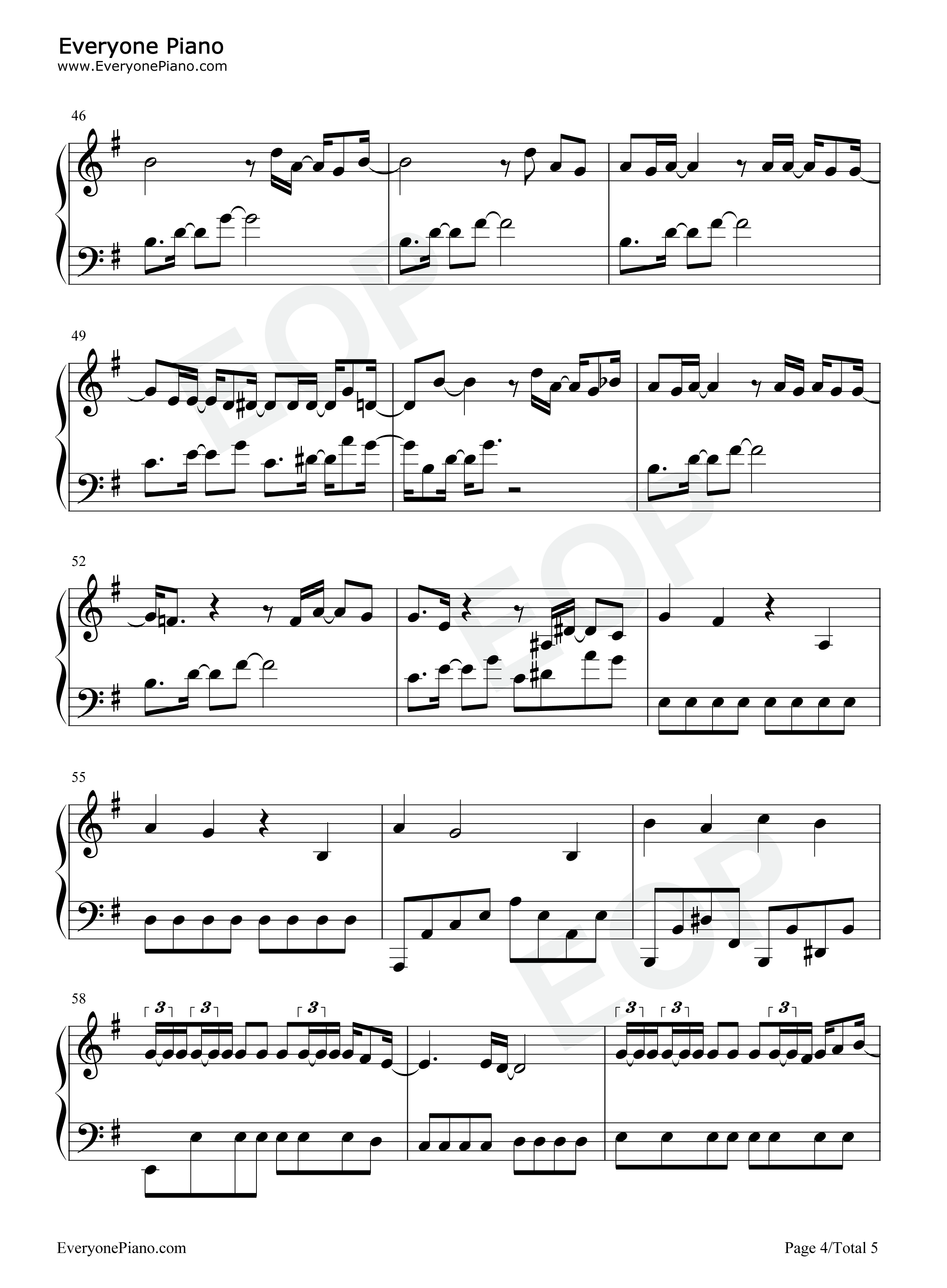 Surface_Pressure钢琴谱_Jessica_Darrow