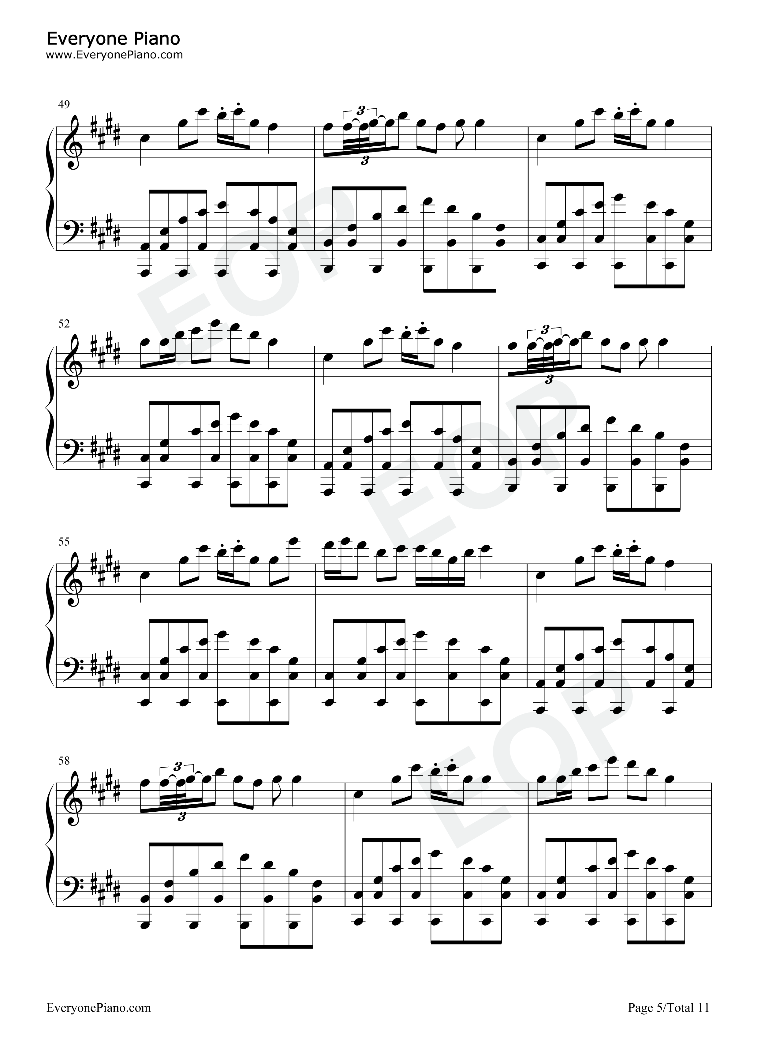 Last_Dance钢琴谱_Xomu