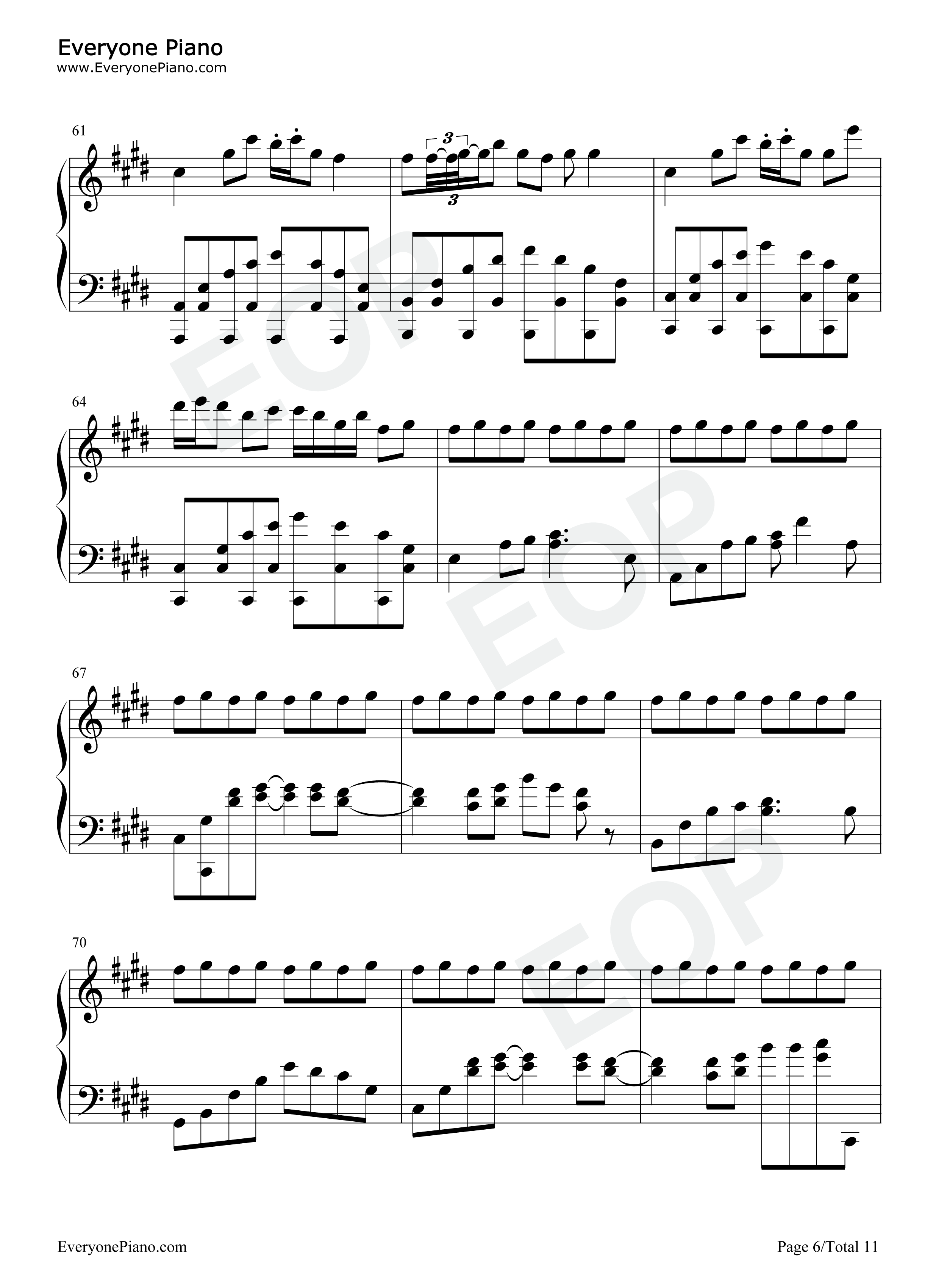 Last_Dance钢琴谱_Xomu