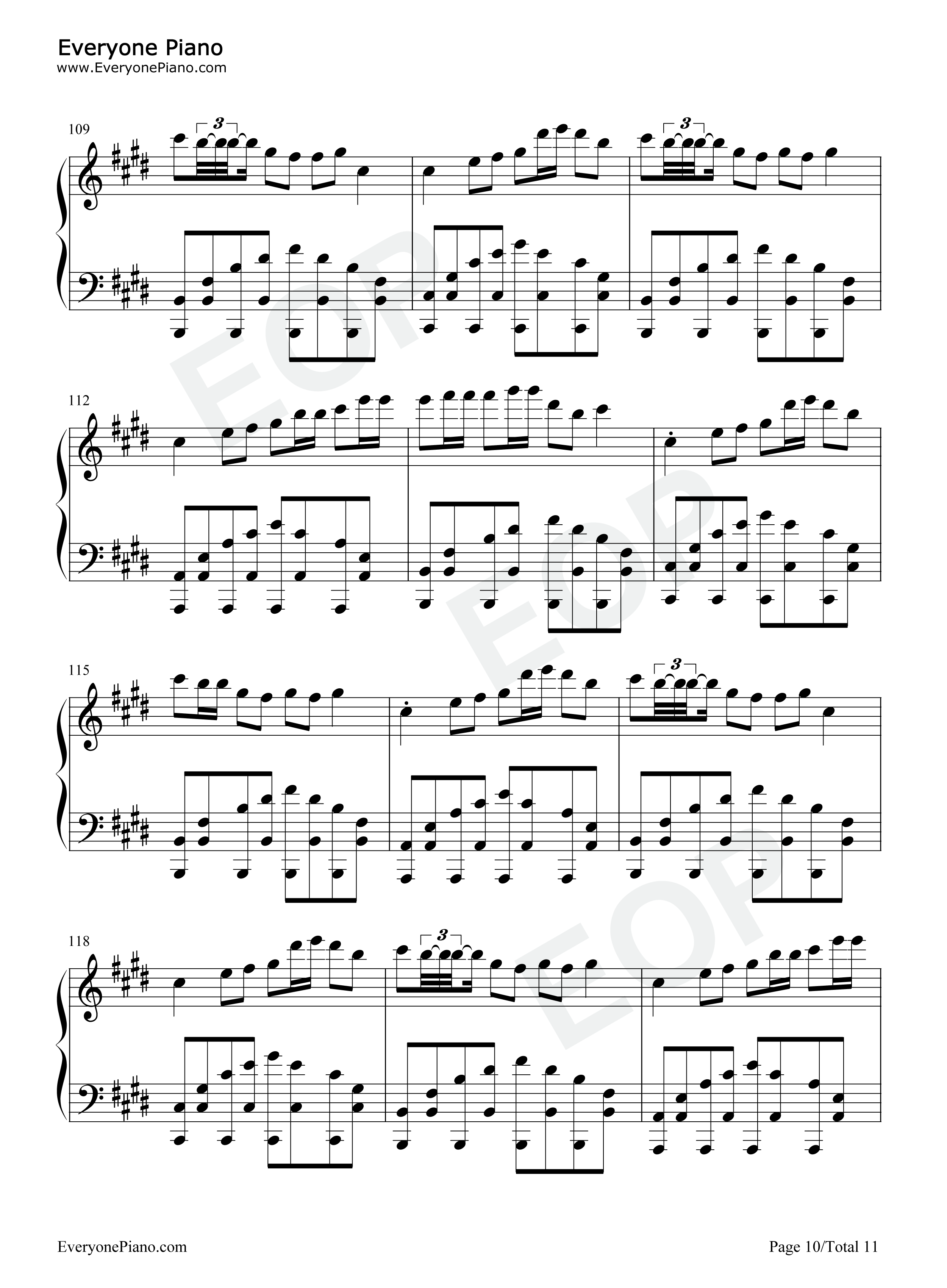 Last_Dance钢琴谱_Xomu