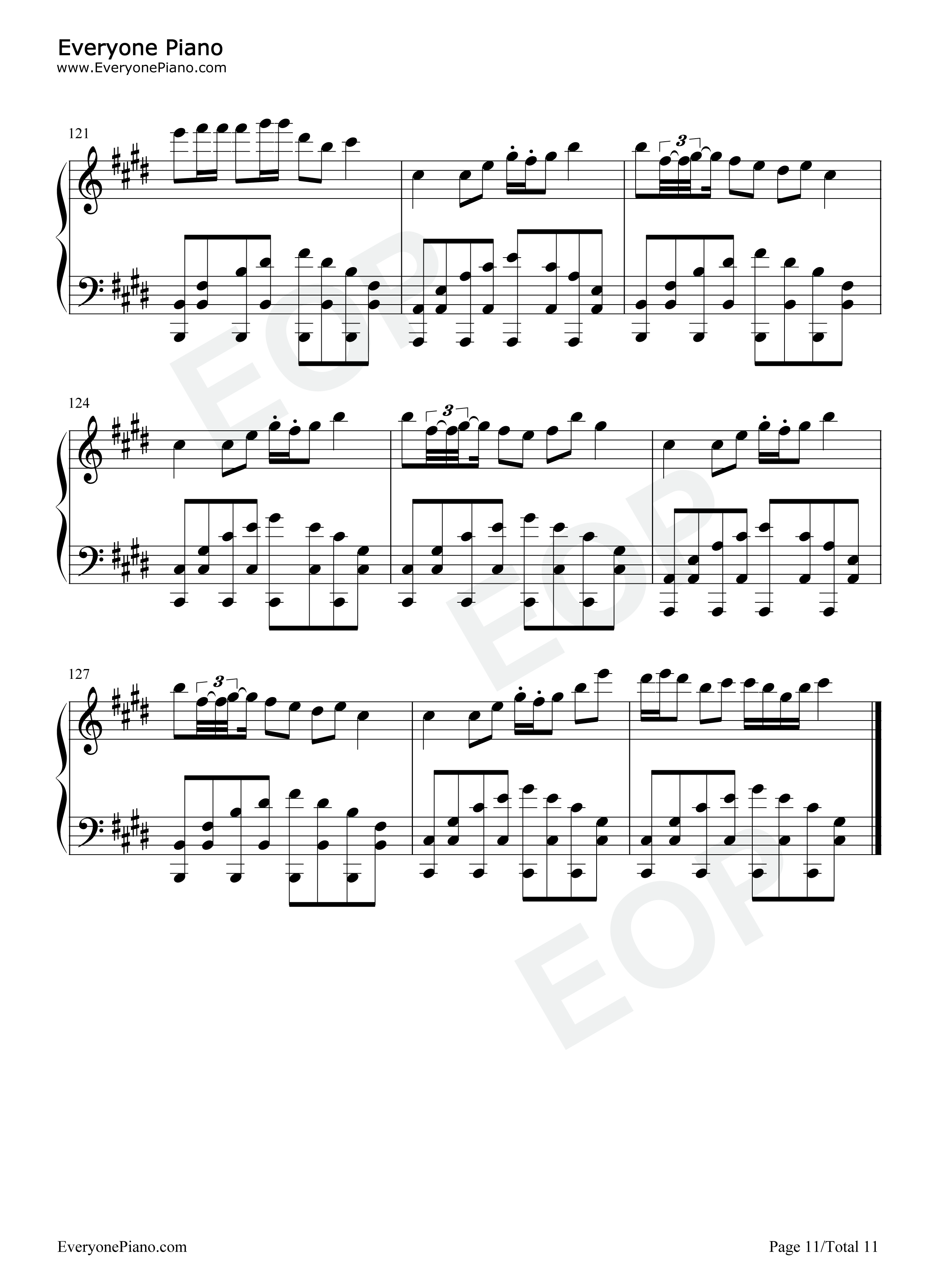 Last_Dance钢琴谱_Xomu