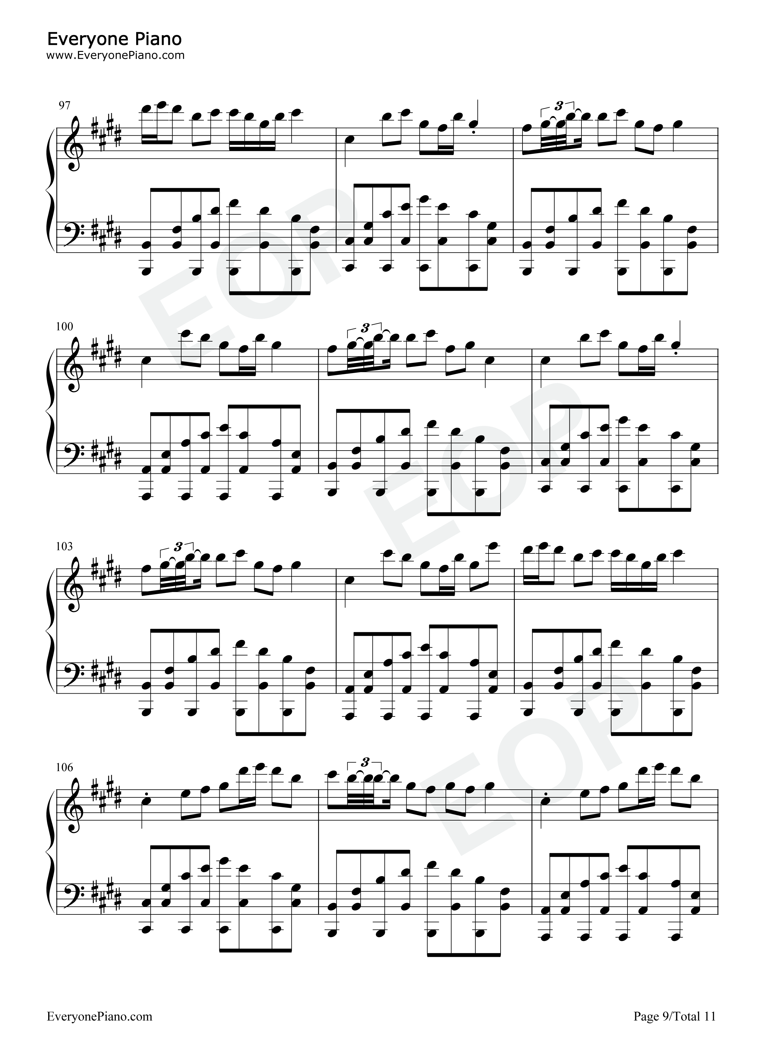 Last_Dance钢琴谱_Xomu