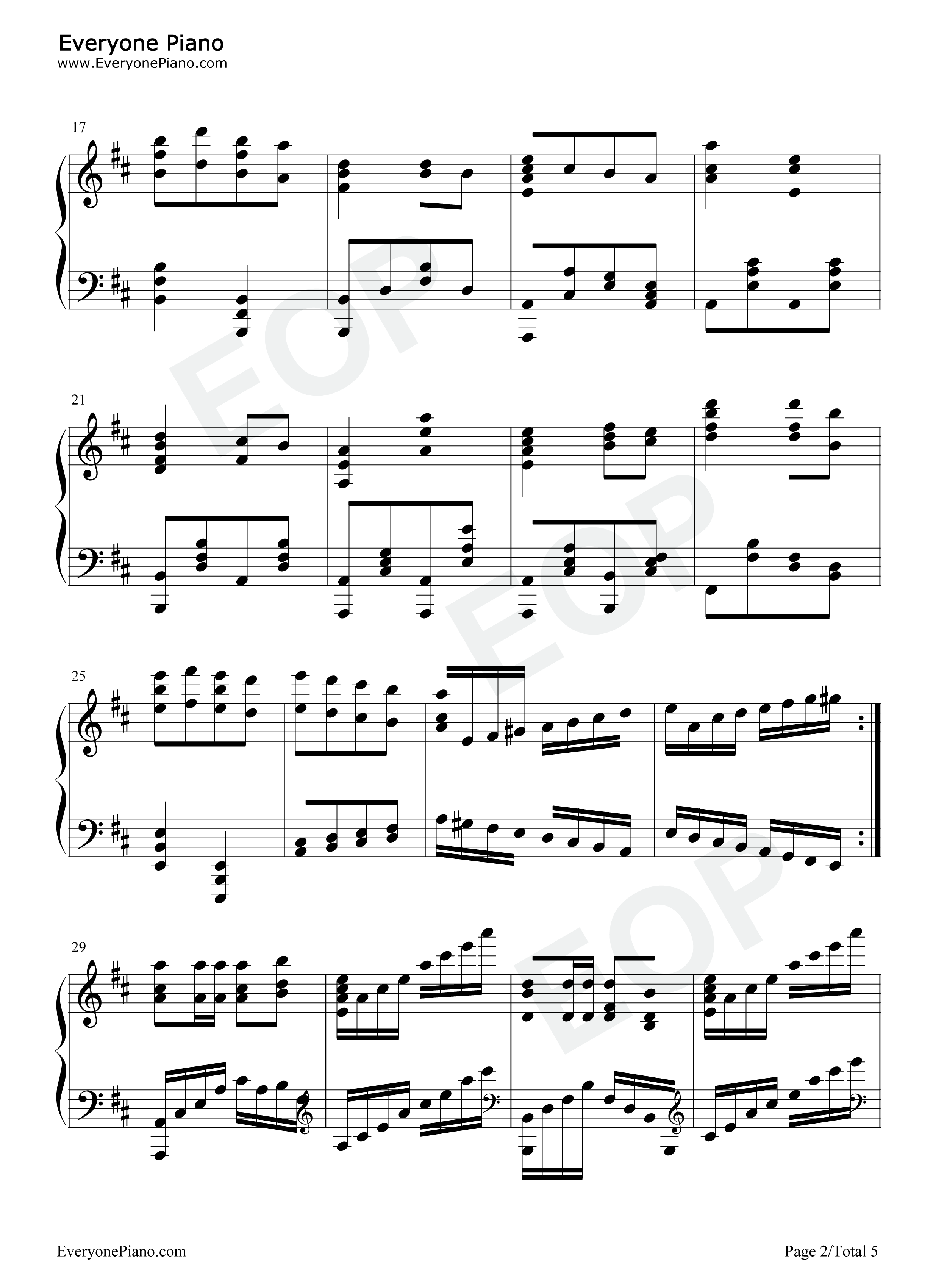 东方红钢琴谱_李有源