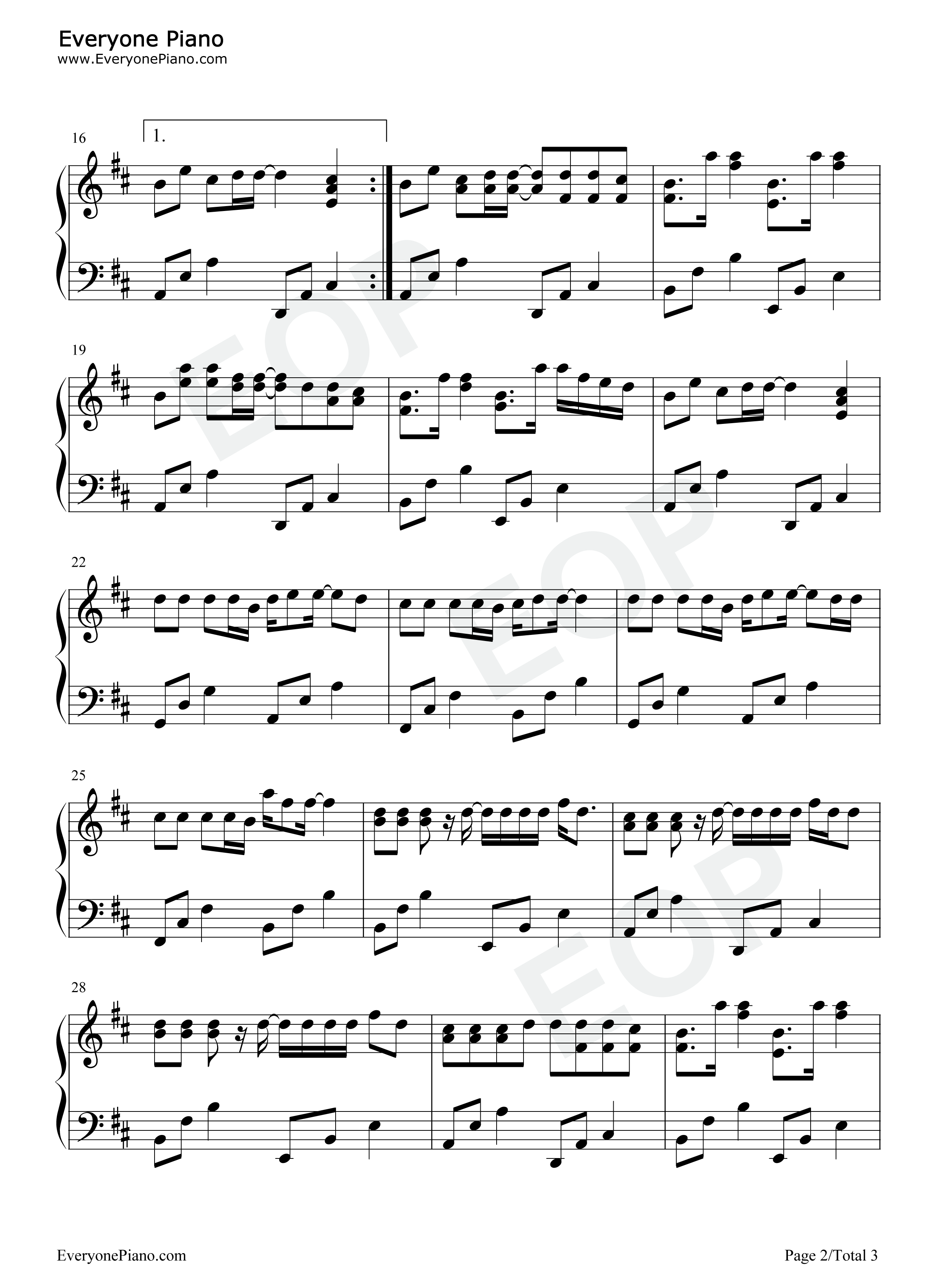 Love_Love钢琴谱_金润吉