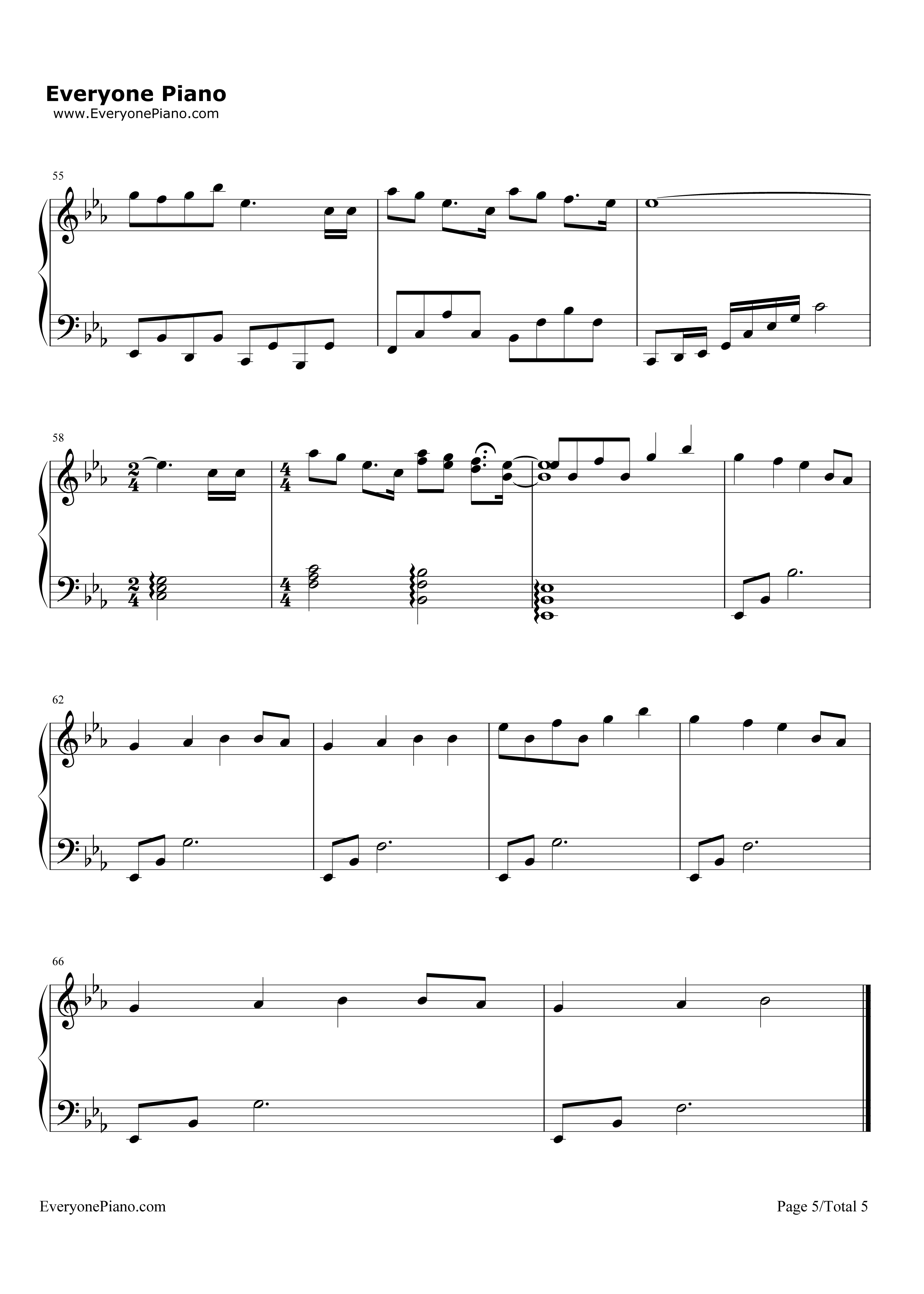 When_Christmas_Comes_To_Town钢琴谱_Matthew_Hall__Meagan_Moore