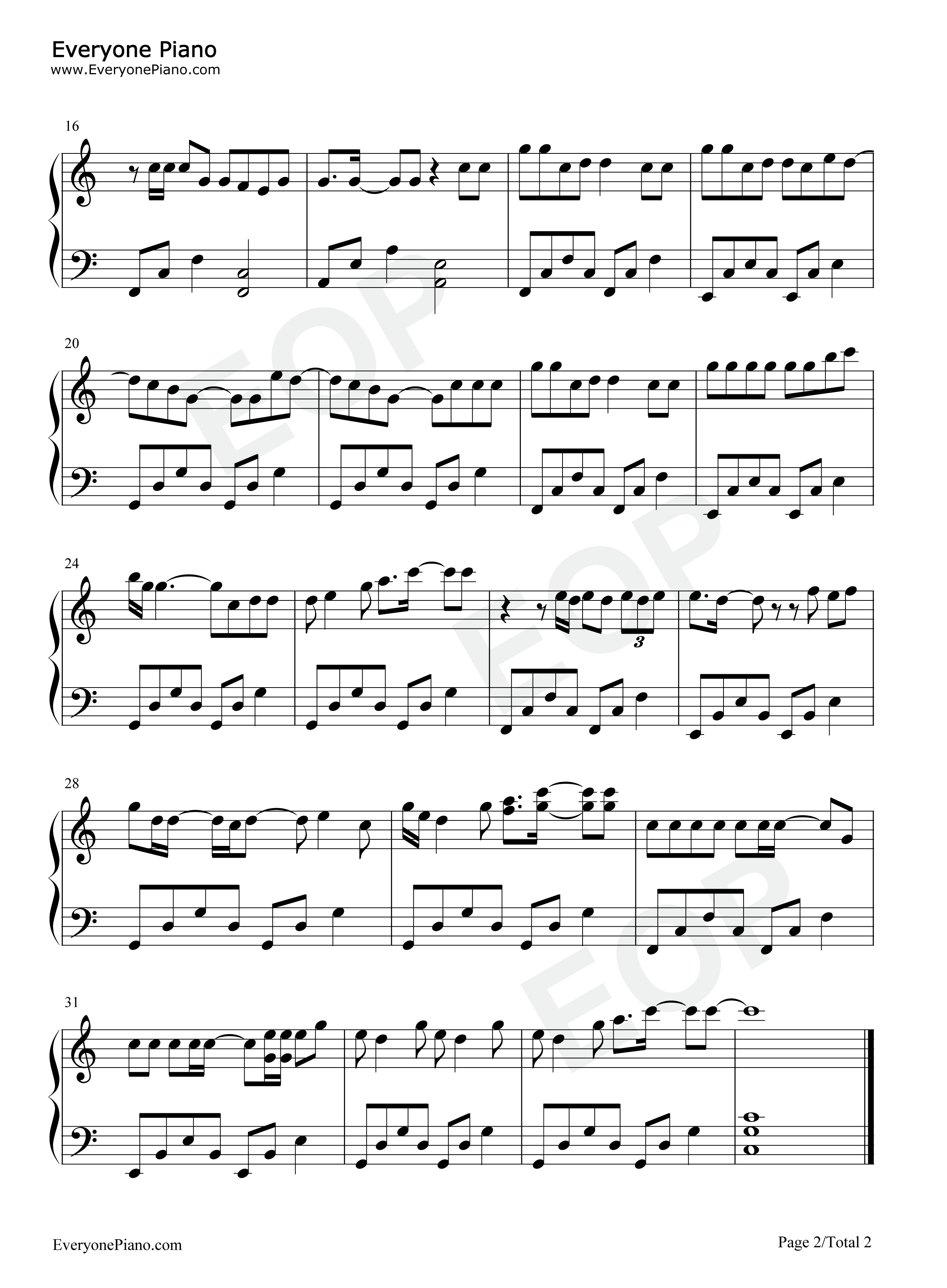 相遇钢琴谱_时代少年团