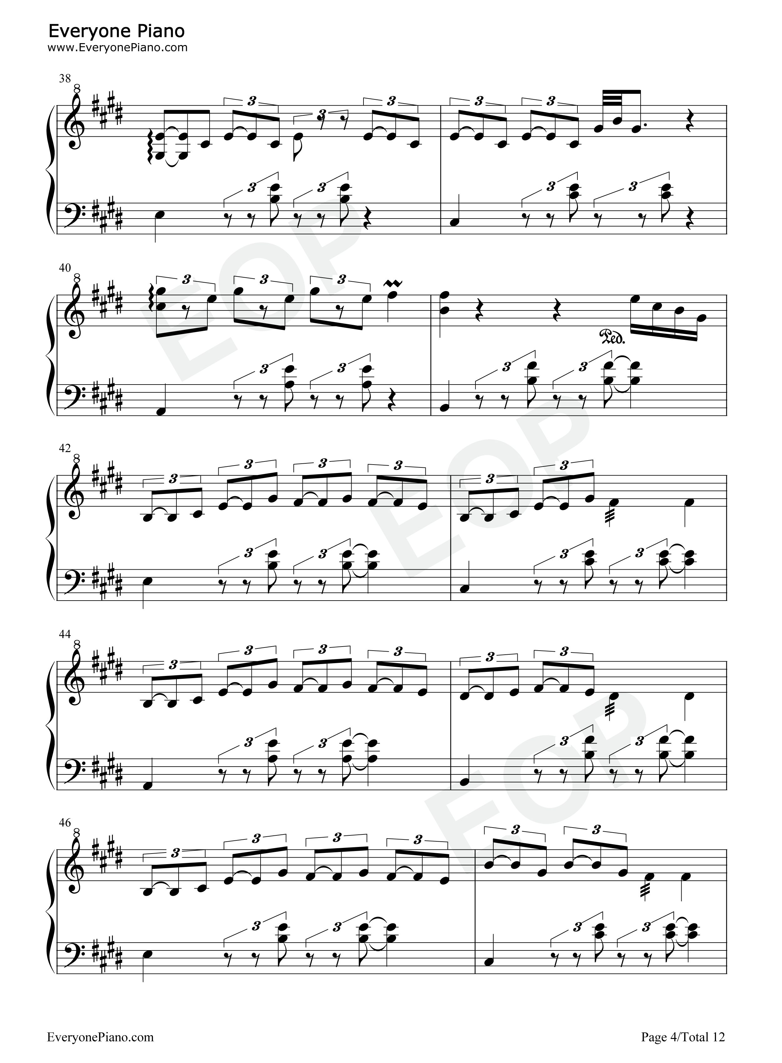 冬至钢琴谱_音阙诗听_王梓钰